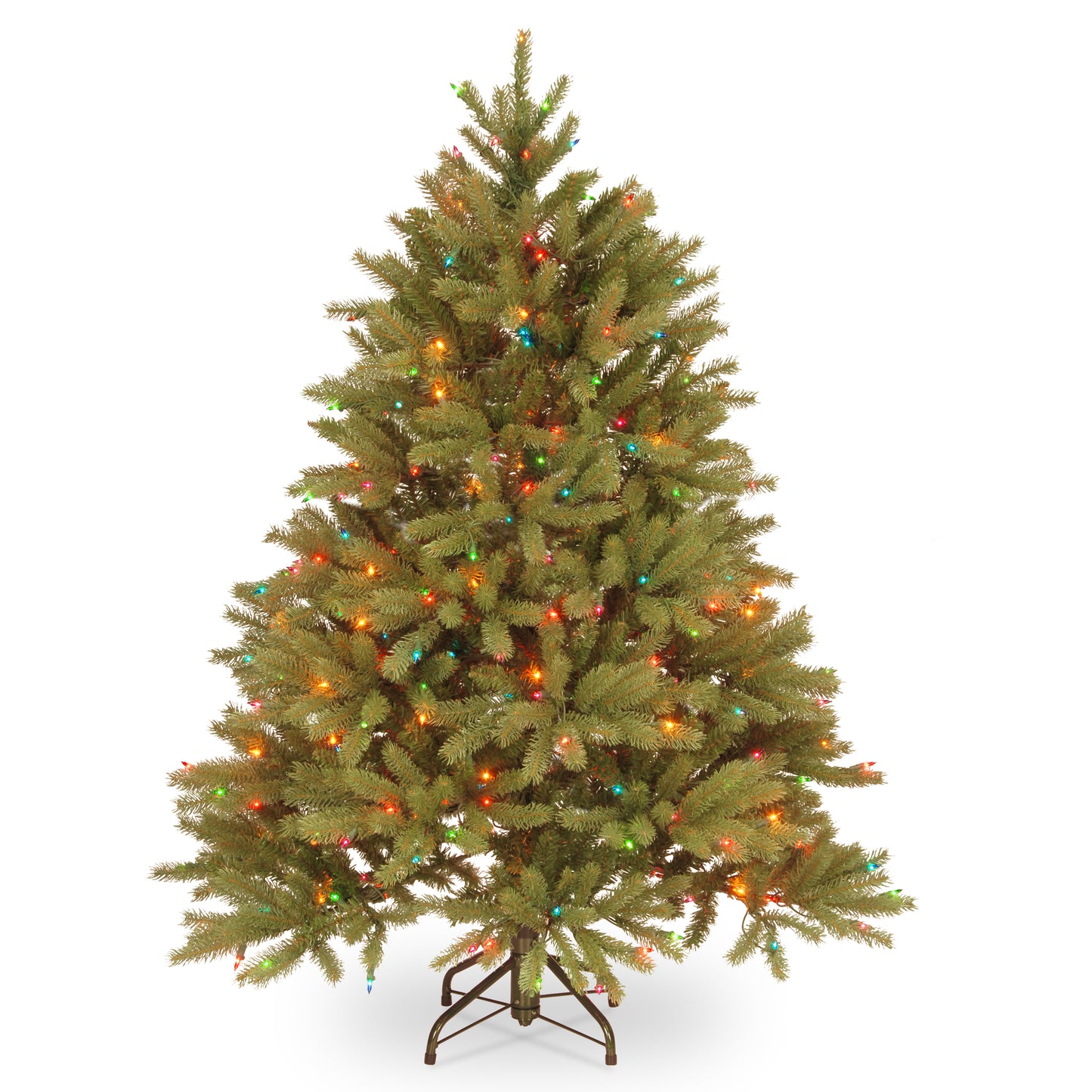 4.5 ft. Pre-Lit Jersey Fraser Fir Tree with Multicolor Lights