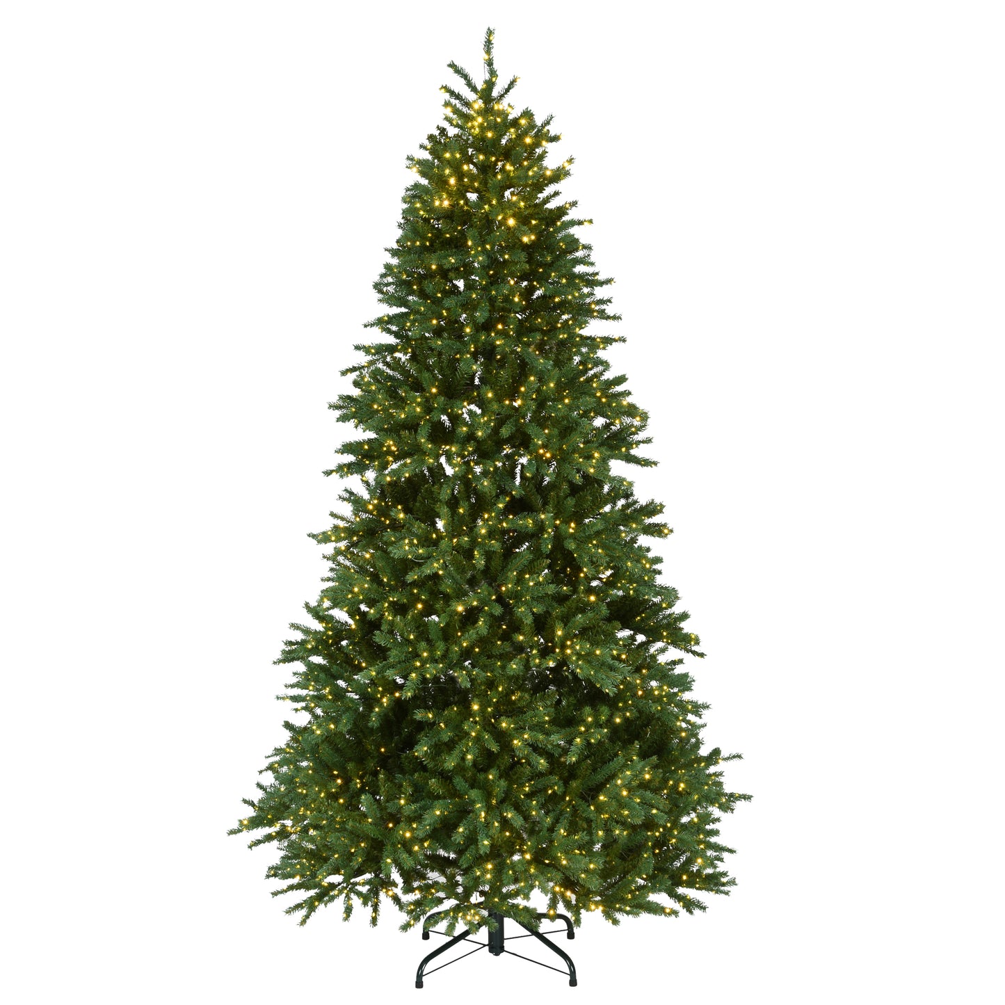 7.5 ft. Pre-Lit Jersey Fraser Fir Slim Tree with Dual Color LED Infinity Lights