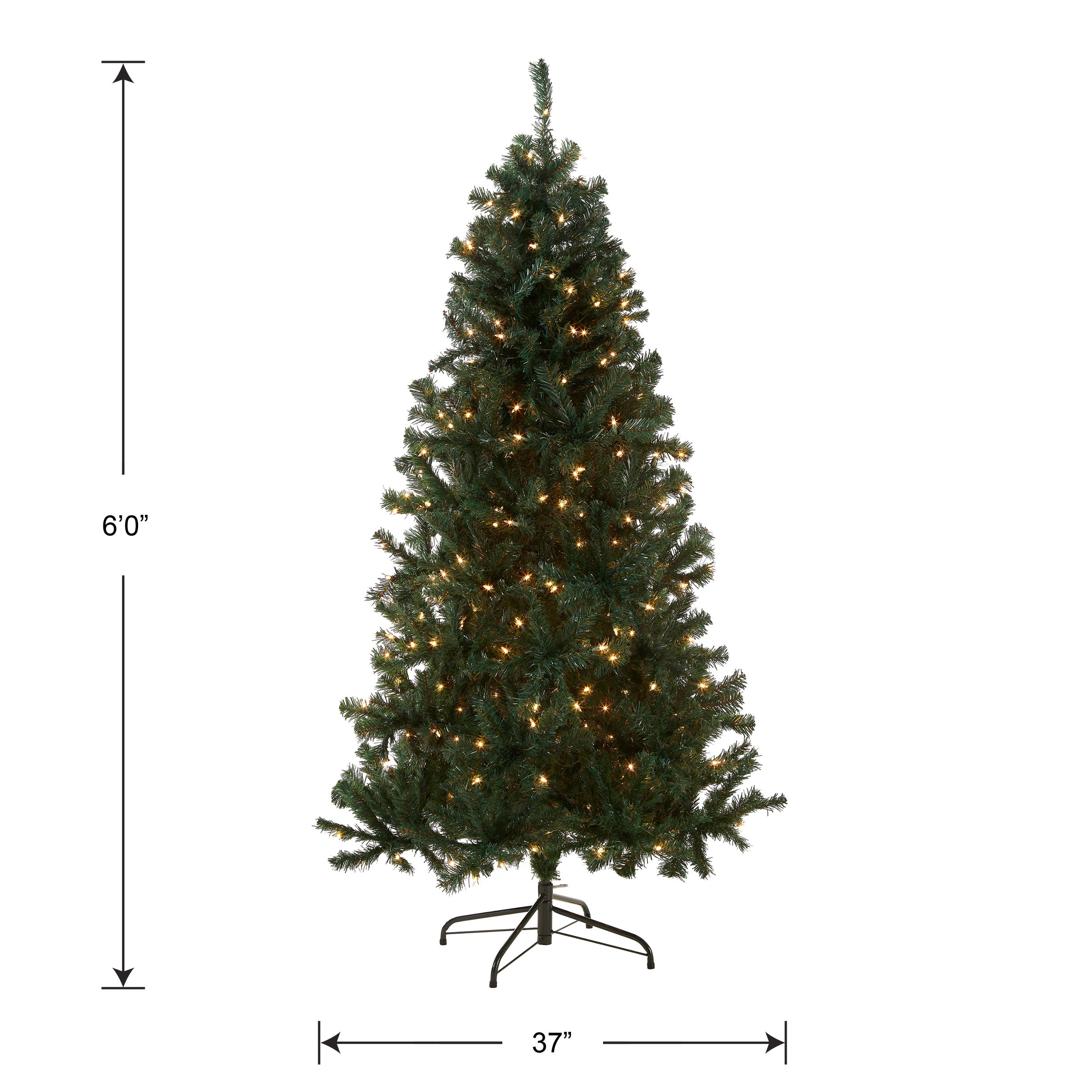 6 ft. Pre-Lit Acacia Tree with Clear Lights
