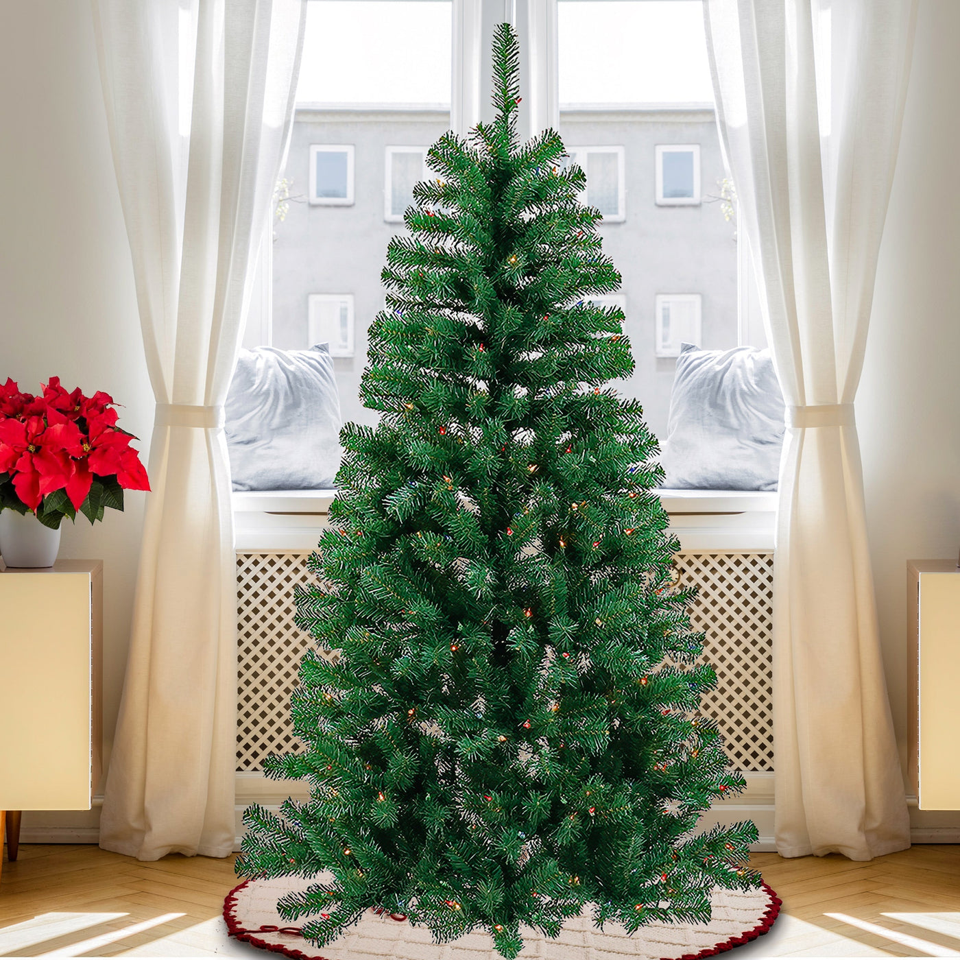 6 ft. Acacia Tree with Multicolor Lights