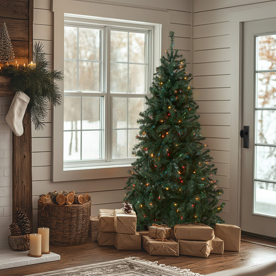 6 ft. Acacia Tree with Multicolor Lights