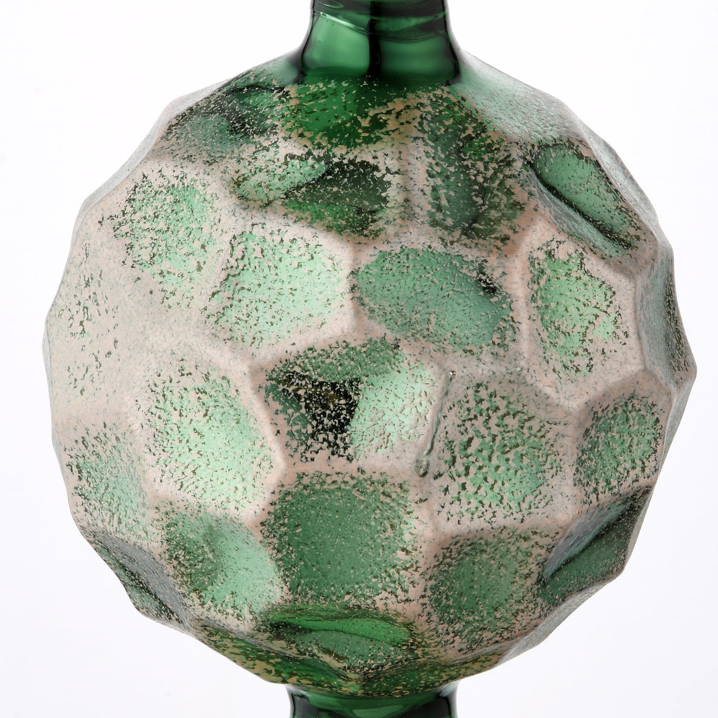 15 in. Sage Green Glass Christmas Tree Topper