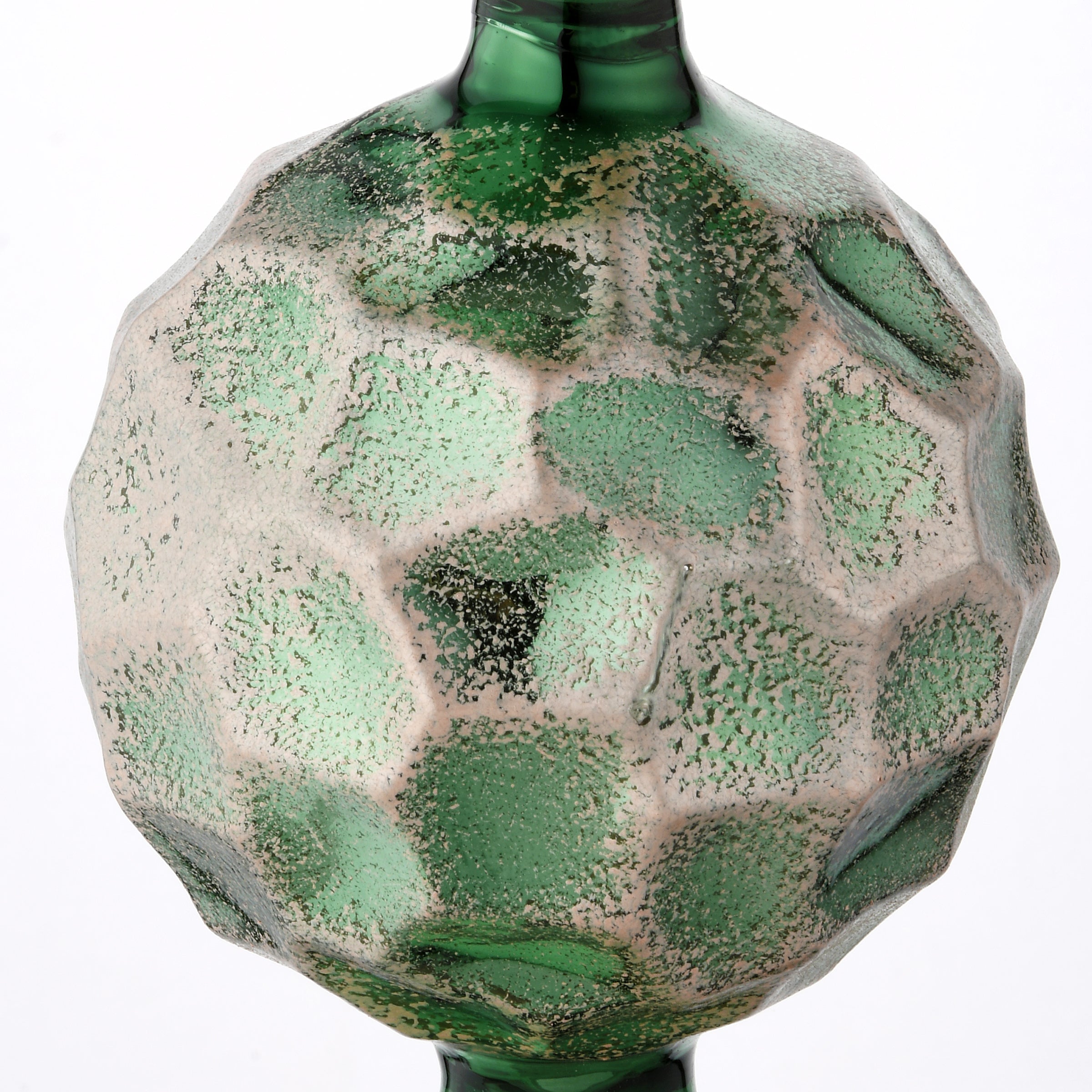 15 in. Sage Green Glass Christmas Tree Topper
