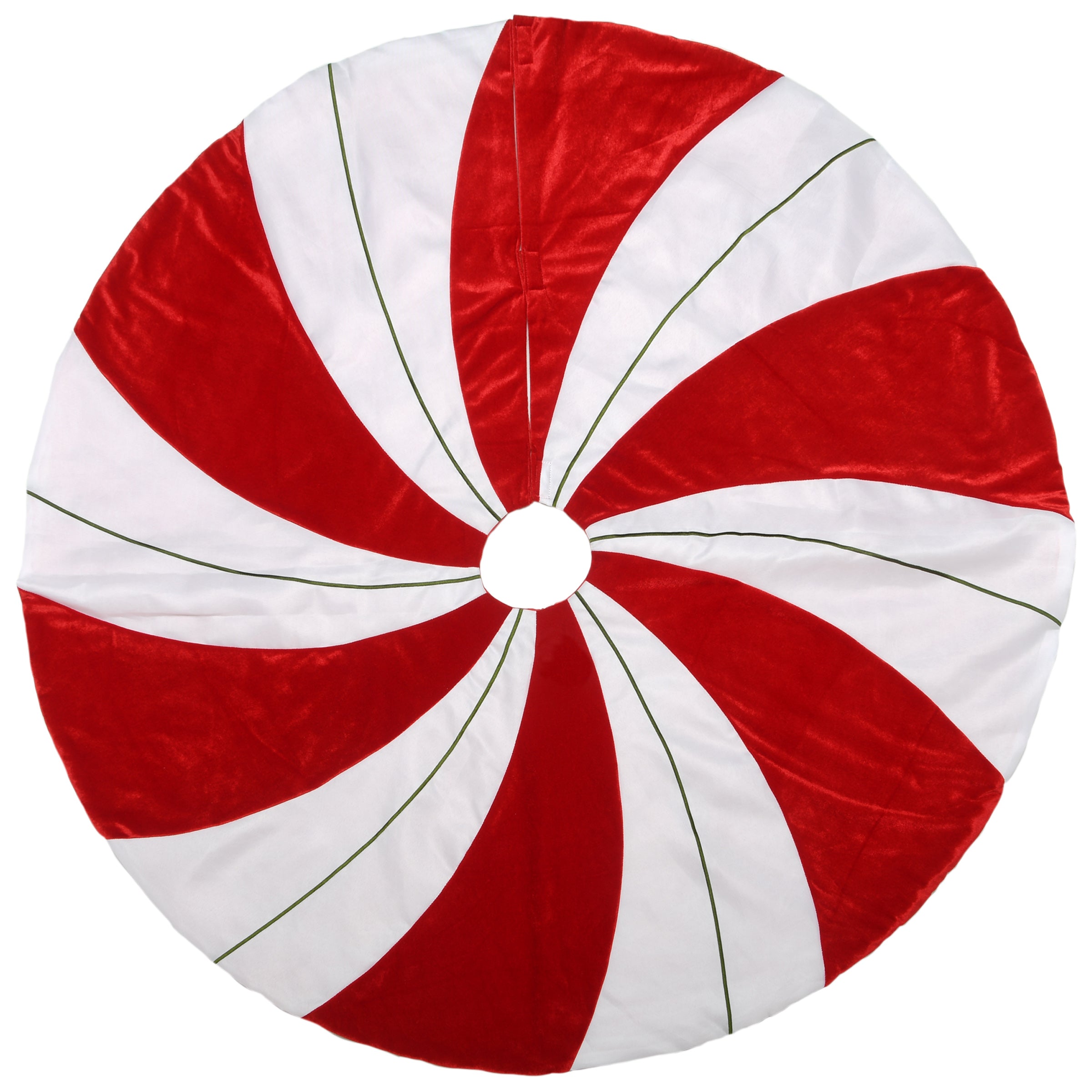 52 in. General Store Collection Peppermint Tree Skirt