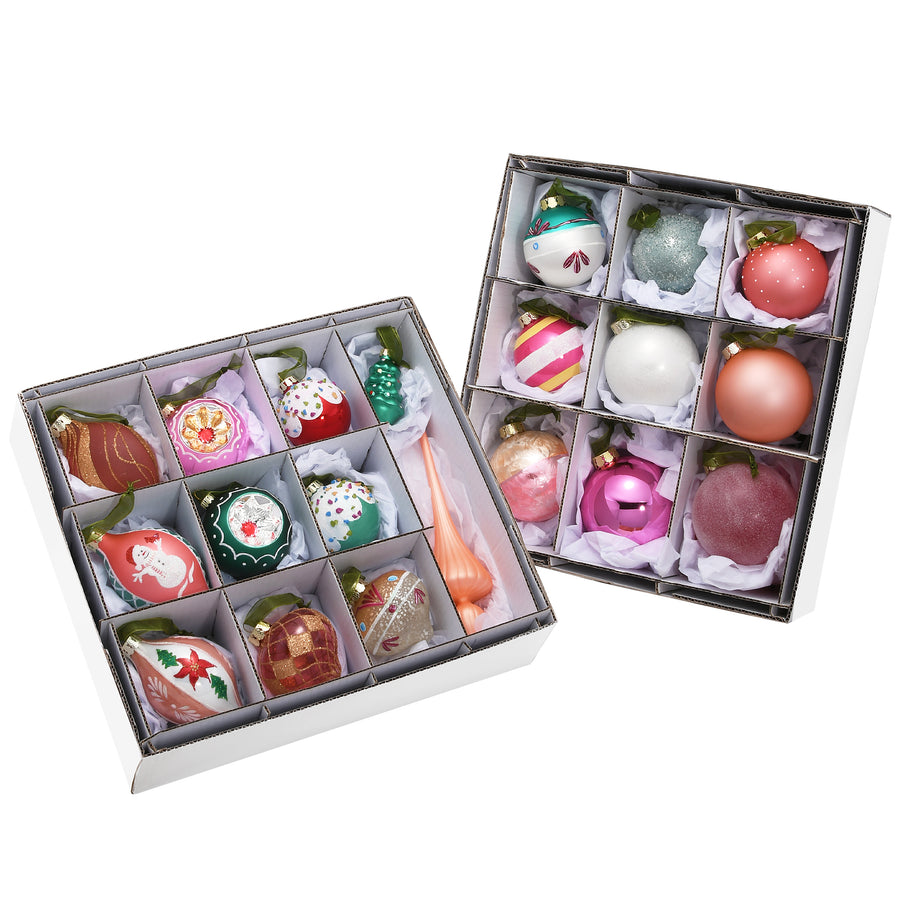 20-Piece Christmas Tree Ornament Set, Be Merry Collection