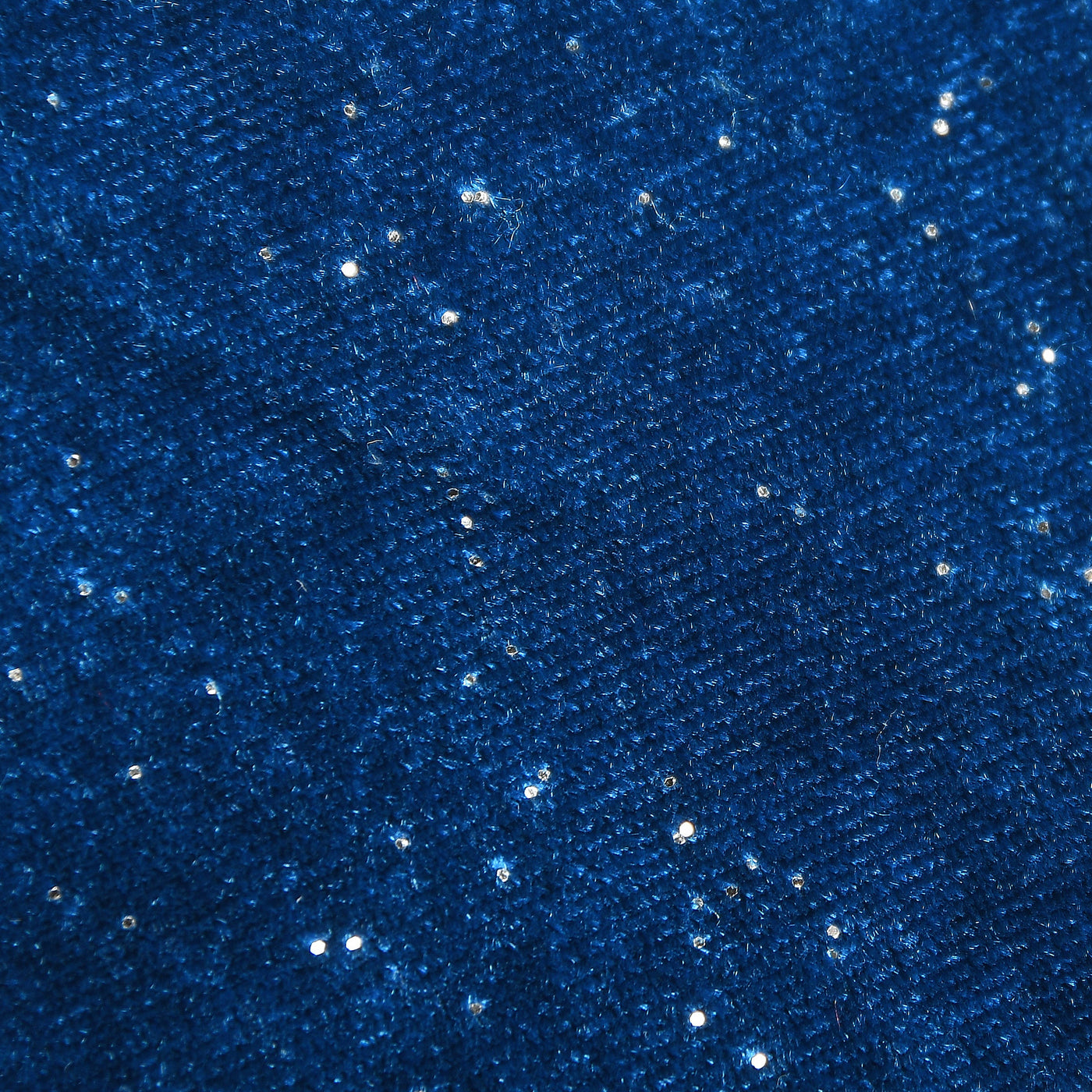48 in. Arctic Lights Collection Navy and Silver Tree Skirt