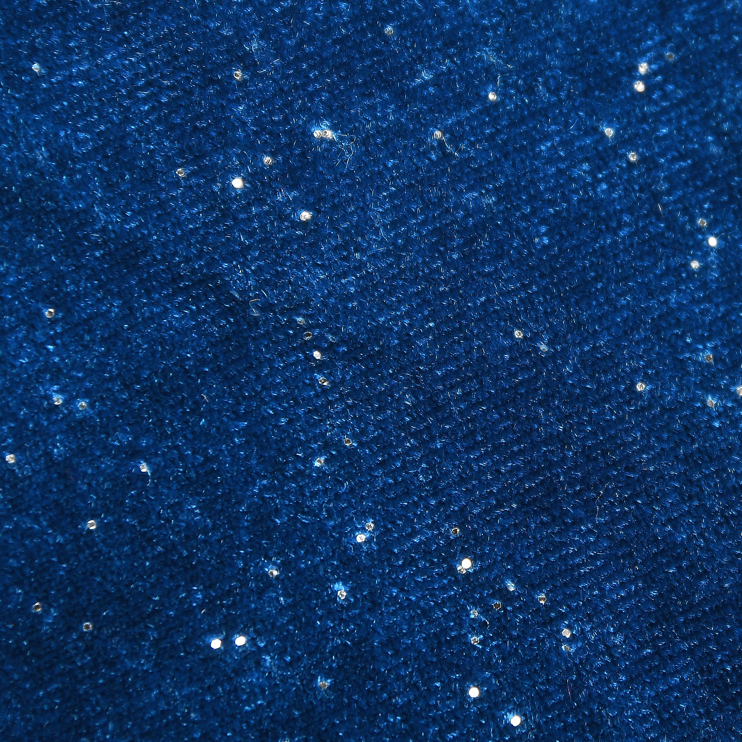 48 in. Arctic Lights Collection Navy and Silver Tree Skirt