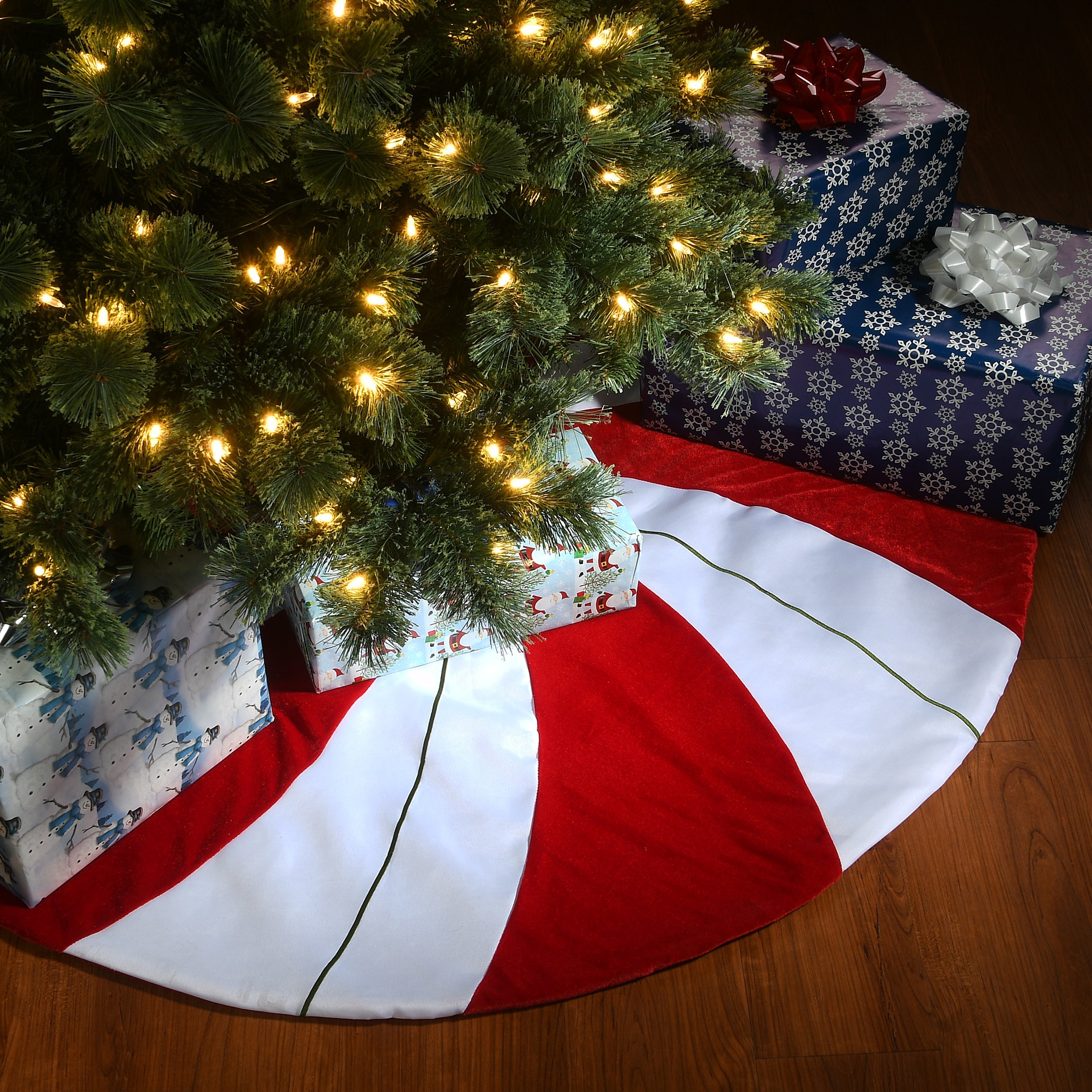 48 in. General Store Collection Peppermint Tree Skirt