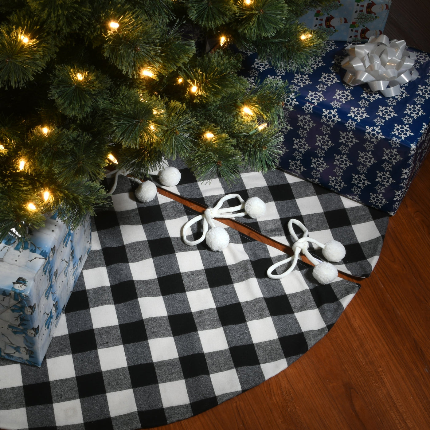 48 in. General Store Collection Plaid Tree Skirt