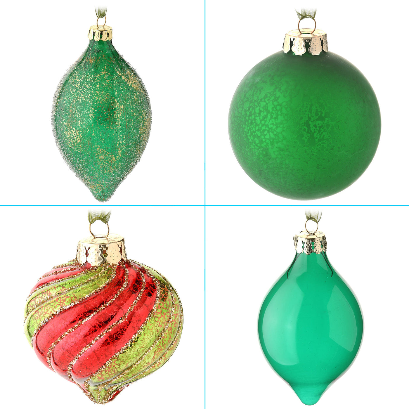 20-Piece Christmas Tree Ornament Set, Rural Homestead Collection