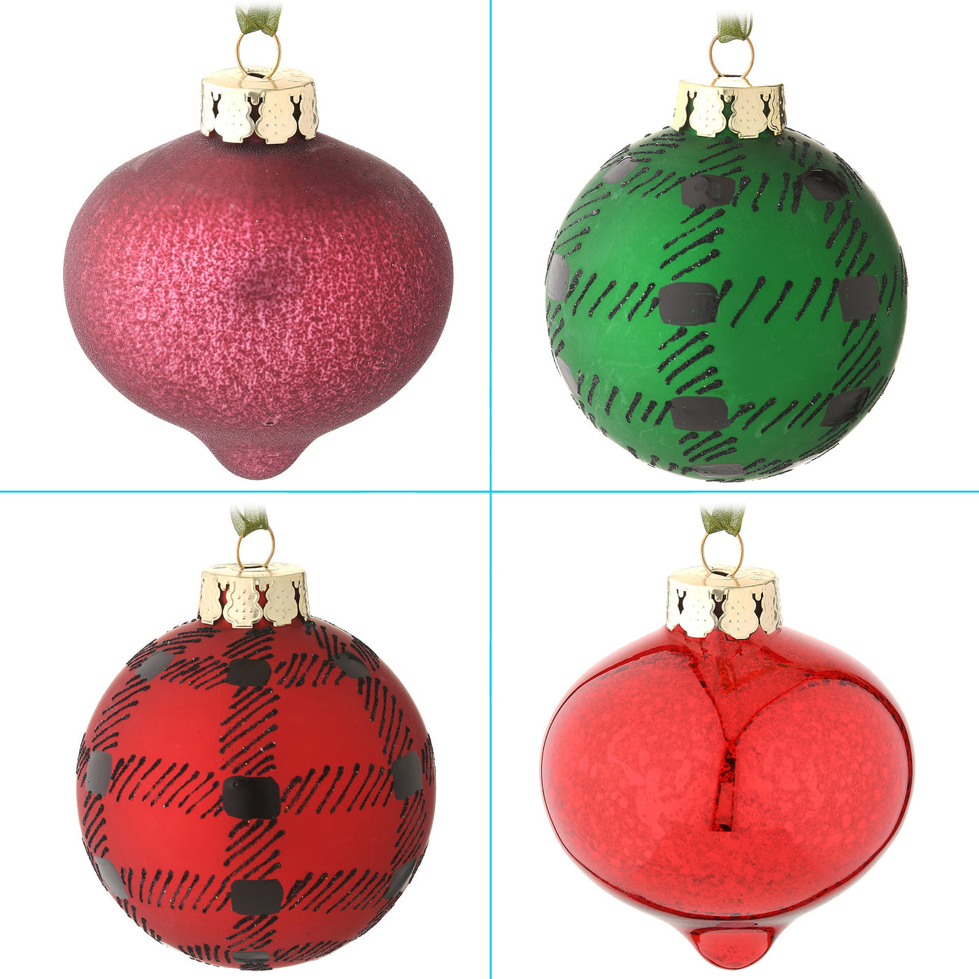 20-Piece Christmas Tree Ornament Set, Rural Homestead Collection