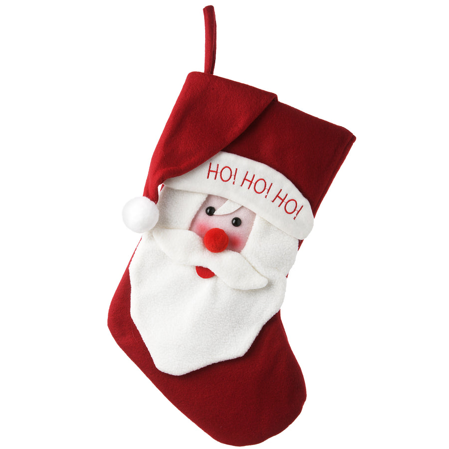 18" General Store Collection Ho! Ho! Ho! Santa Stocking