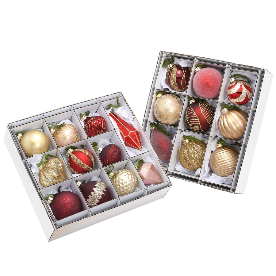 20-Piece Christmas Tree Ornament Set, Vienna Waltz Collection