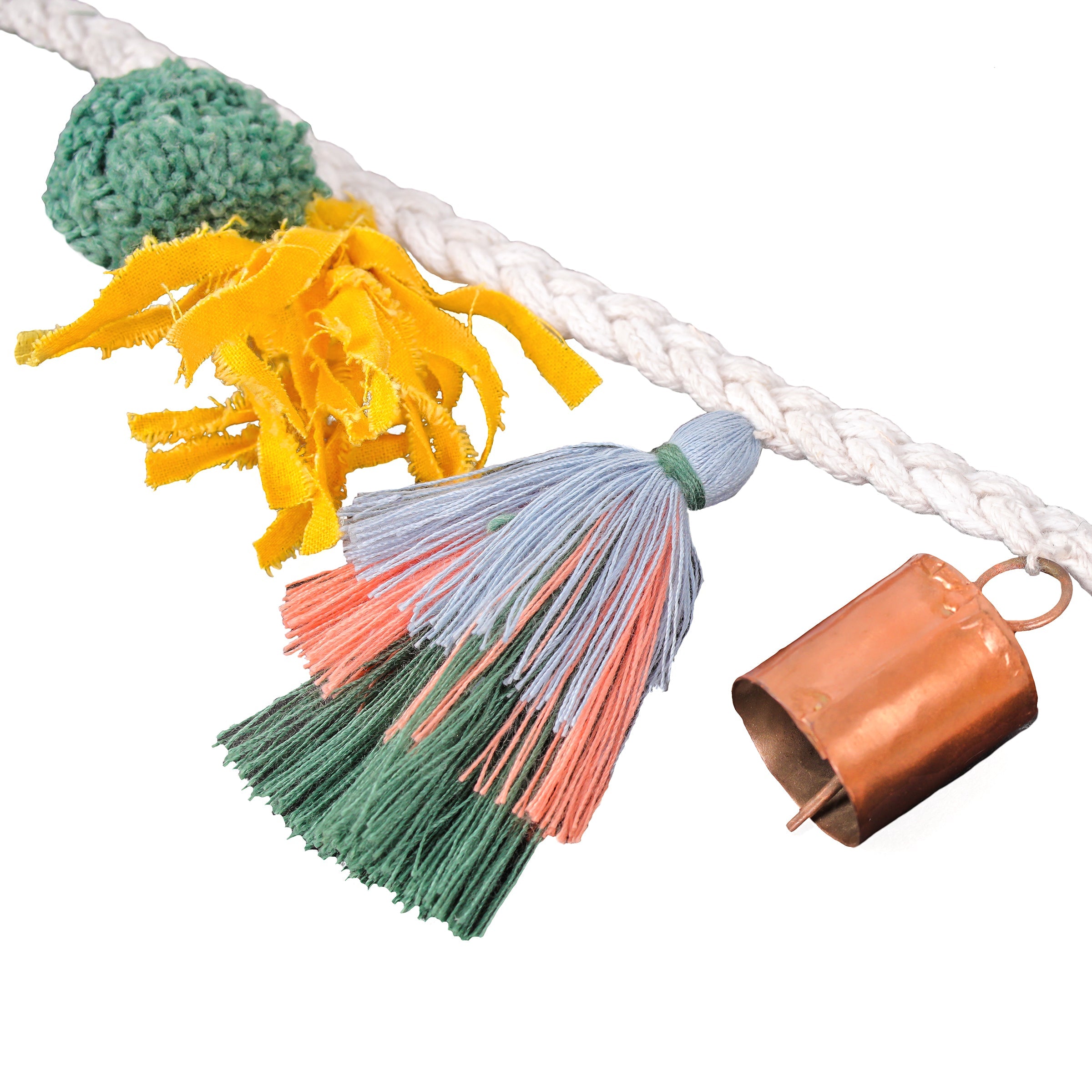6 ft. HGTV Home Collection Multicolor Boho Garland