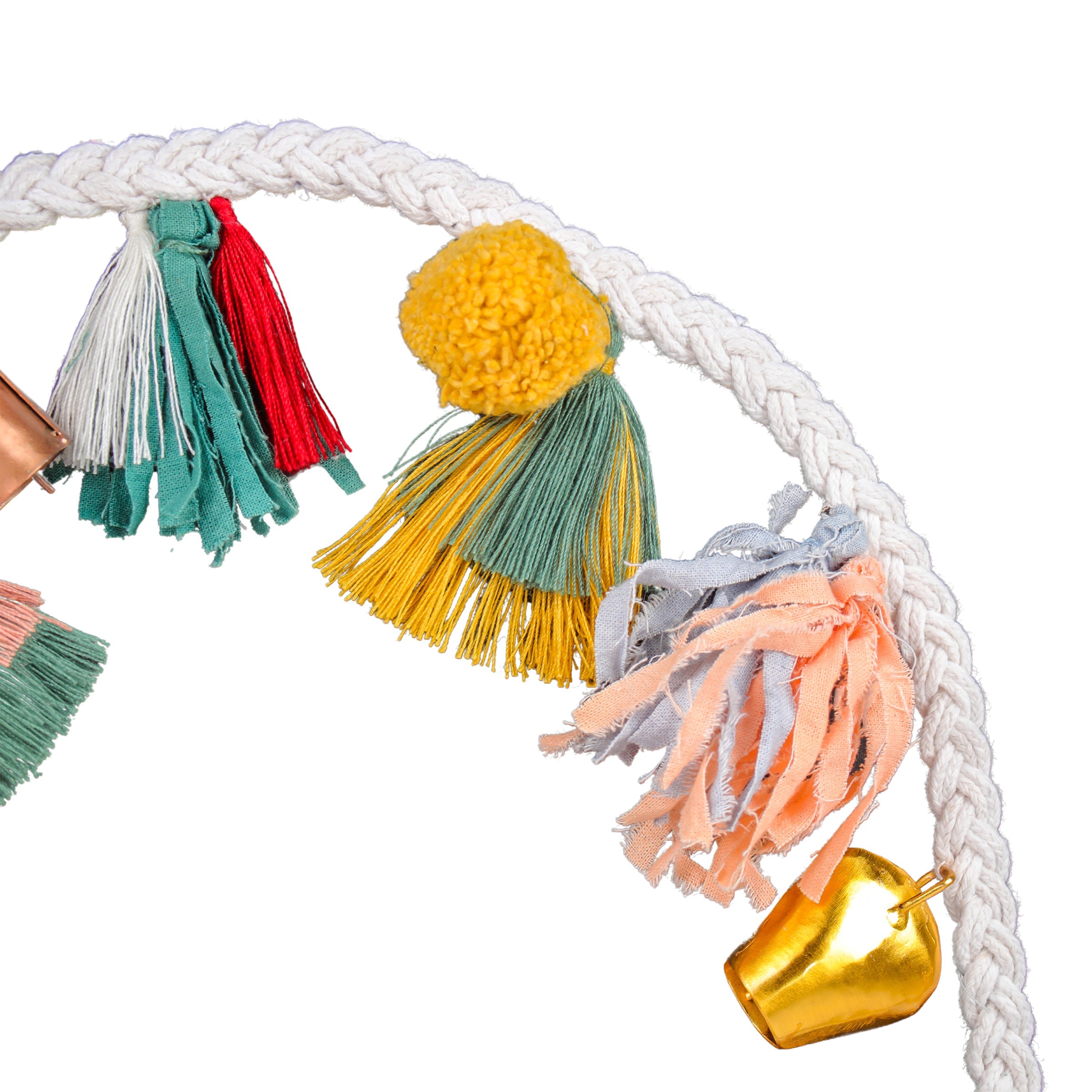 6 ft. HGTV Home Collection Multicolor Boho Garland