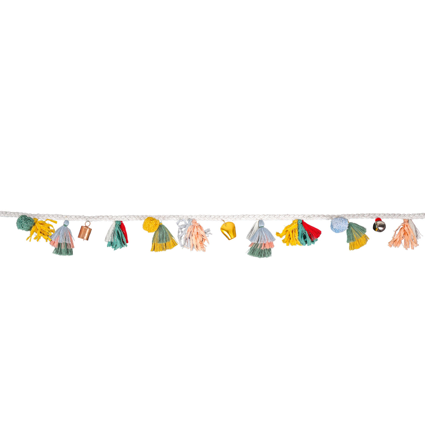 6 ft. HGTV Home Collection Multicolor Boho Garland