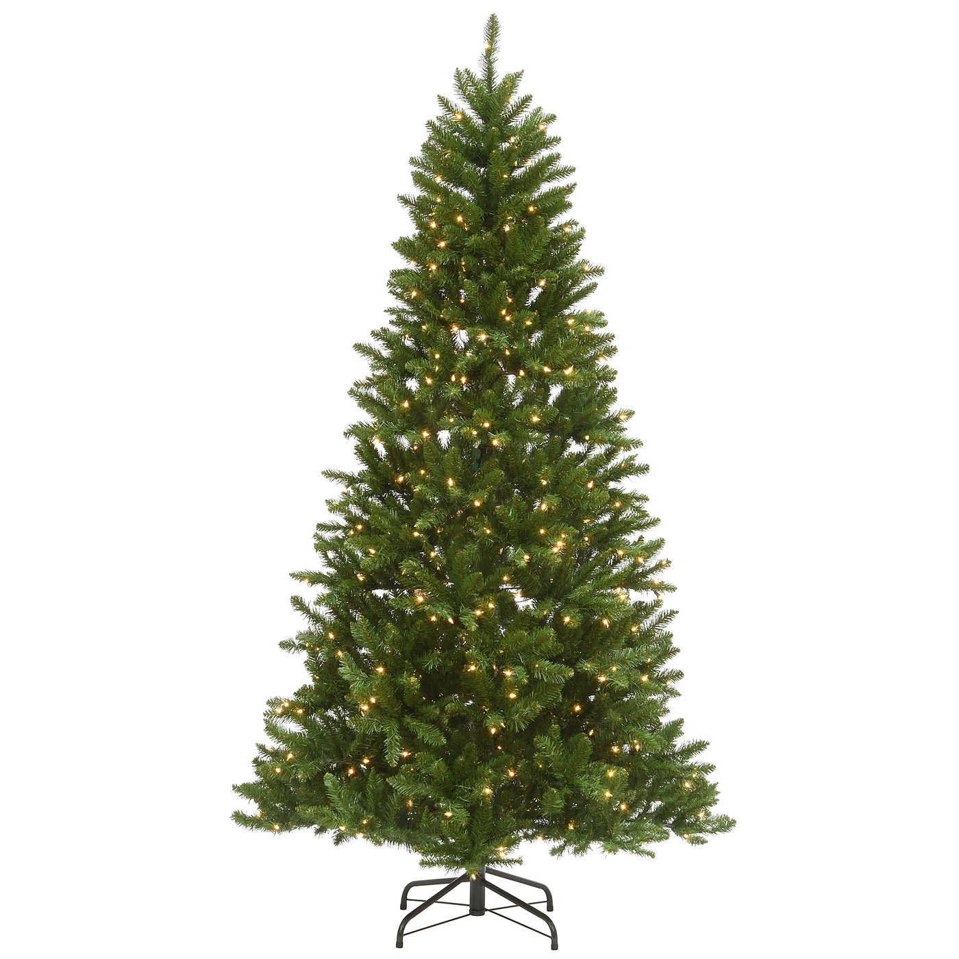 6.5 ft. Pre-Lit Peyton Spruce Tree with Clear Lights