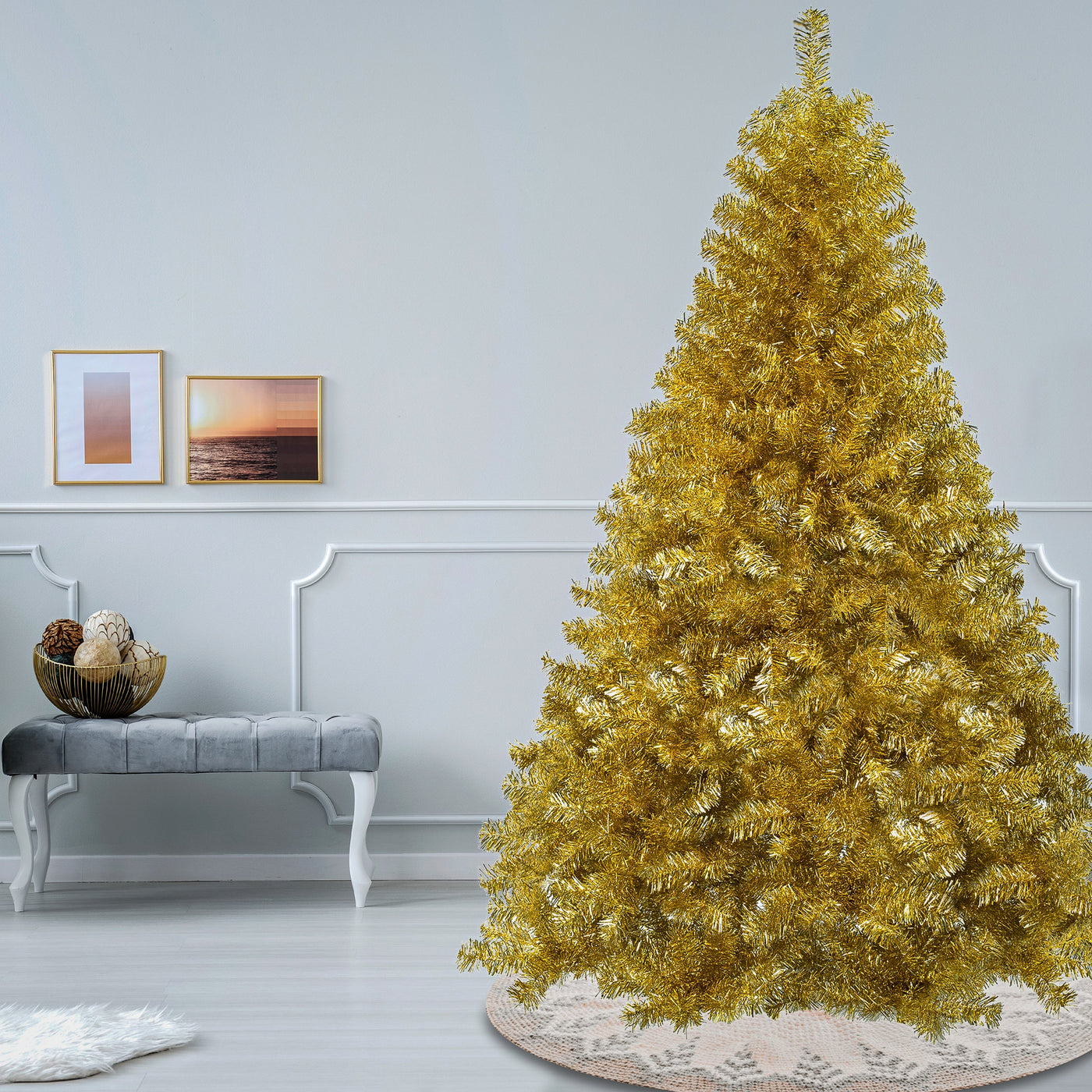 6 ft. Color Pop Gold Tree
