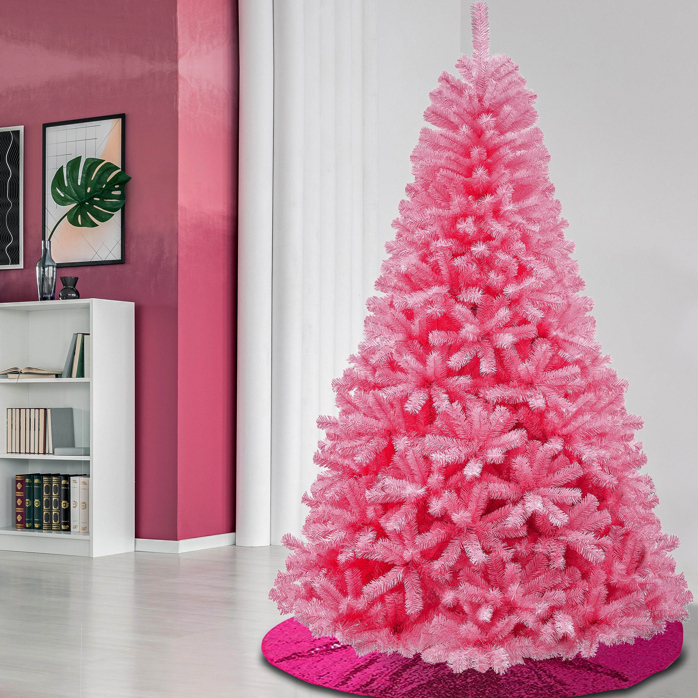7.5 ft. Color Pop Pink Tree