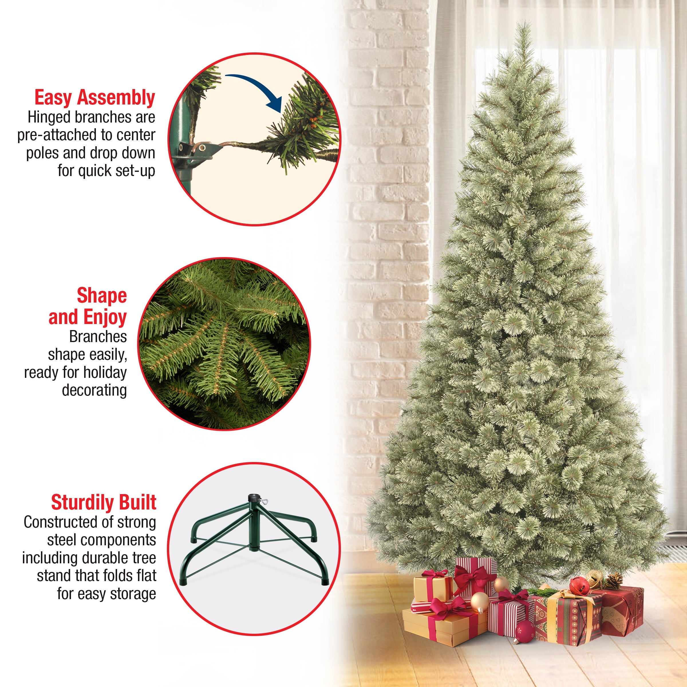 7.5 ft. Arcadia Pine Cashmere Tree
