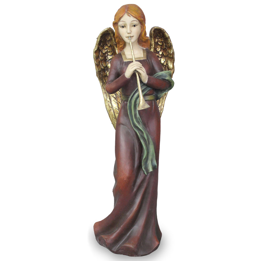 24.5" Angel with Horn Figure