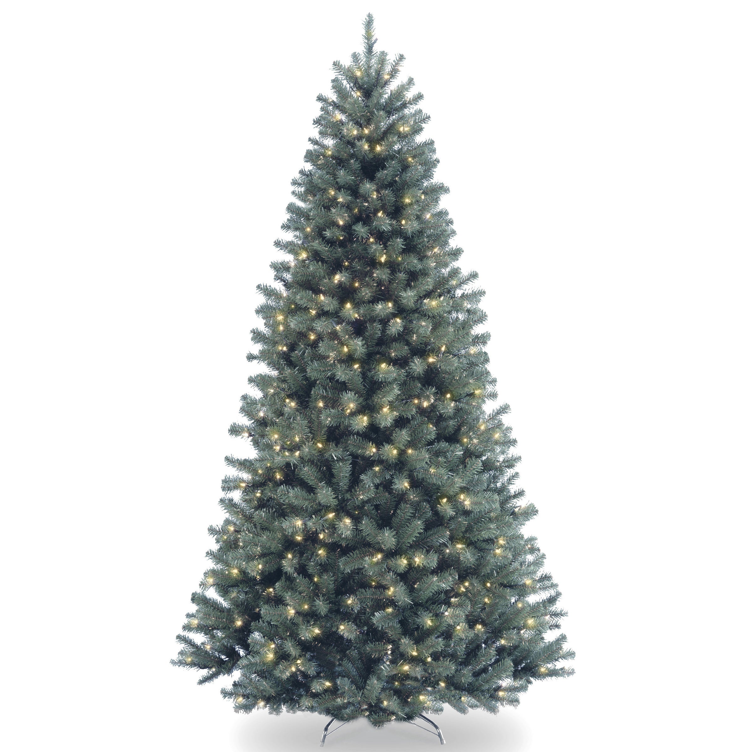 7 ft. Pre-Lit North Woods Blue Spruce Tree with Clear Lights