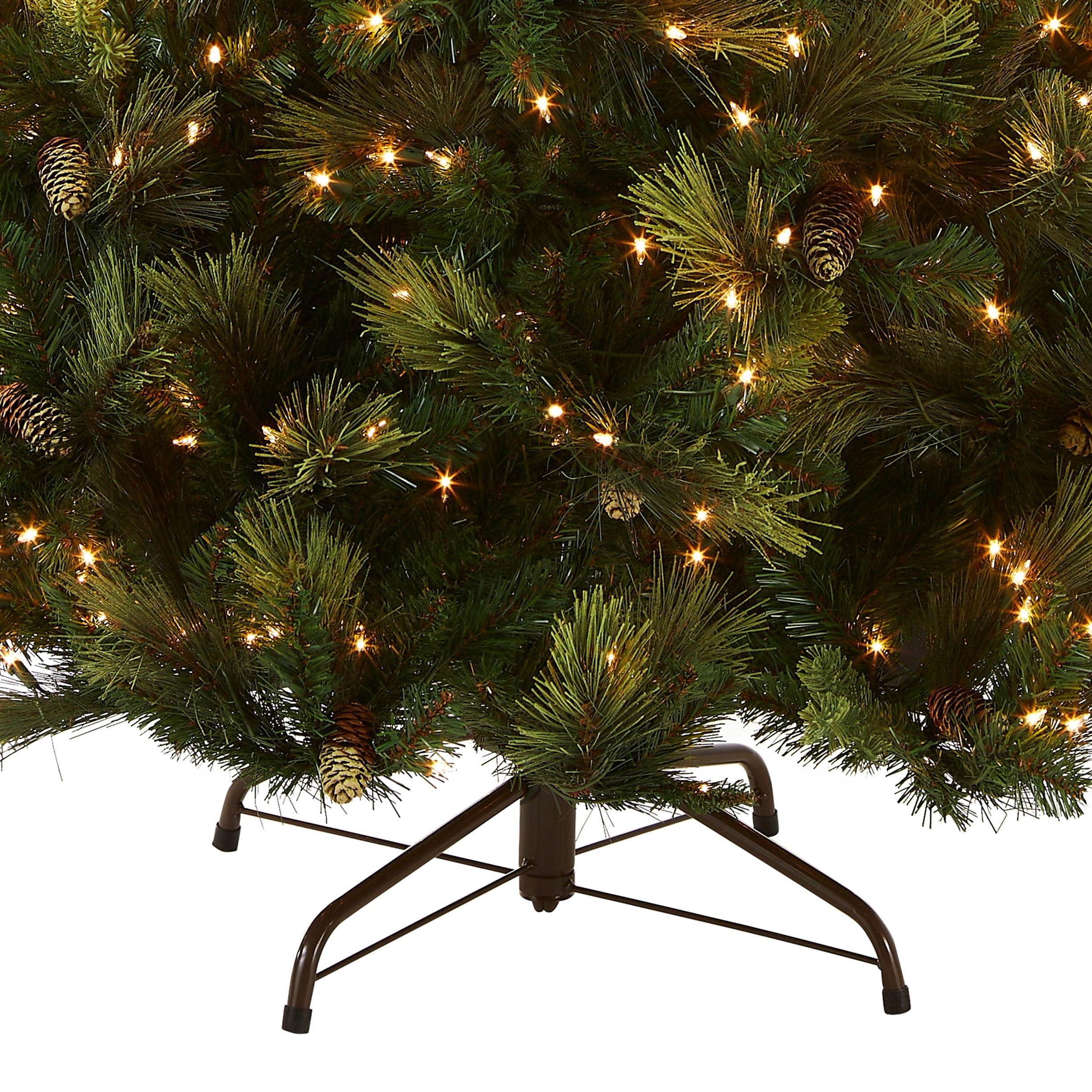 6.5 ft. Pre-Lit Carolina Pine Tree with Clear Lights