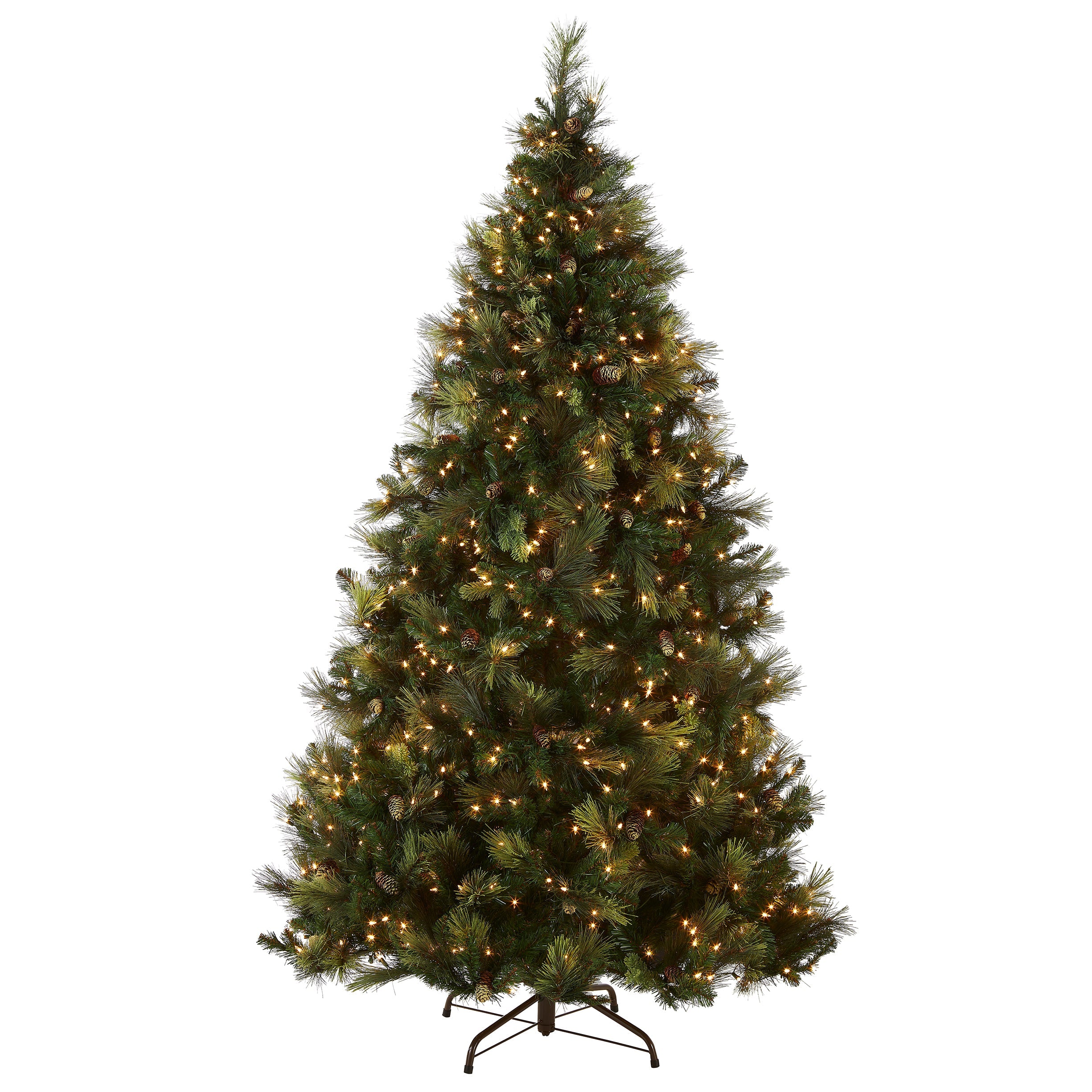 7.5 ft. Pre-Lit Carolina Pine Tree with 750 Clear Lights