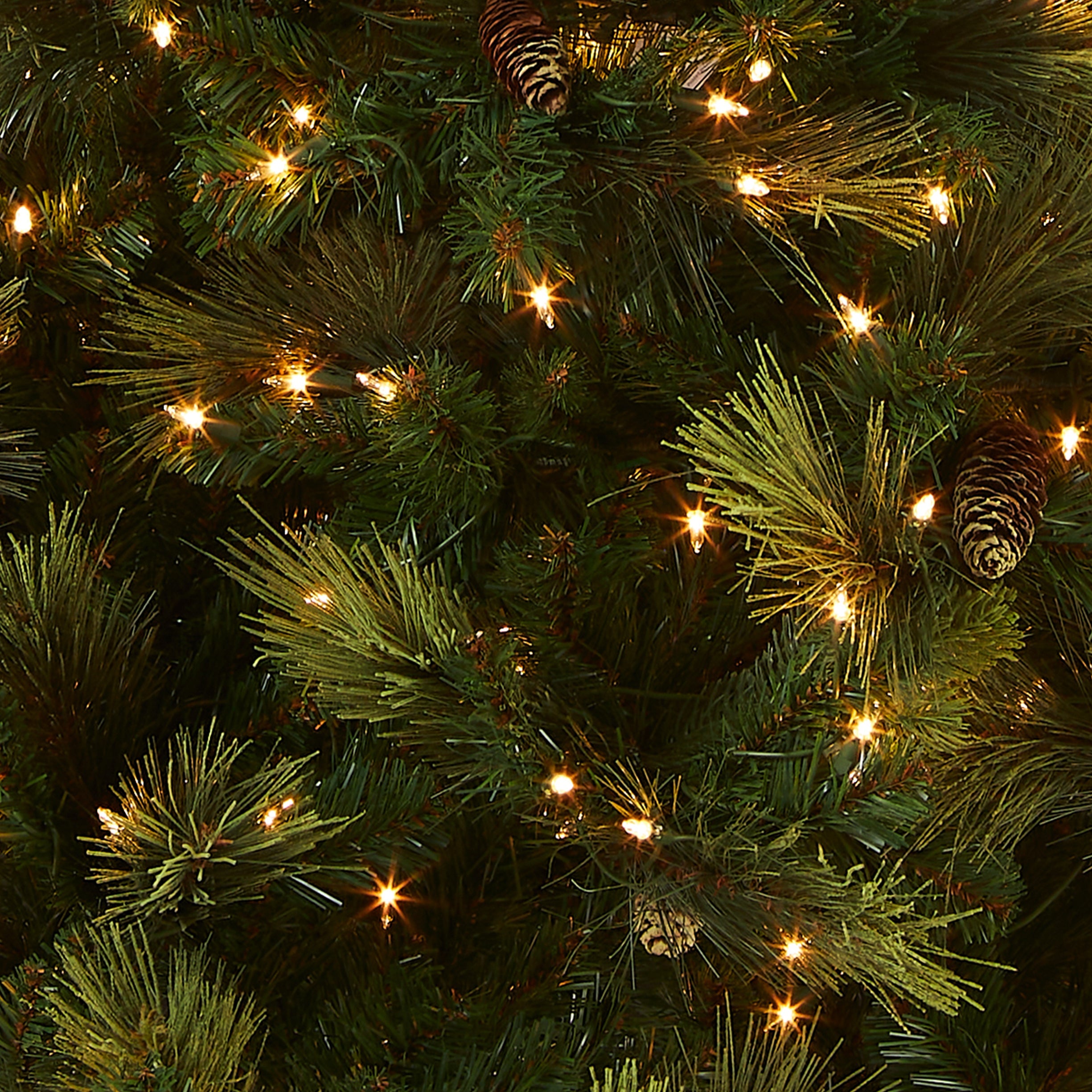 7.5 ft. Pre-Lit Carolina Pine Tree with 750 Clear Lights
