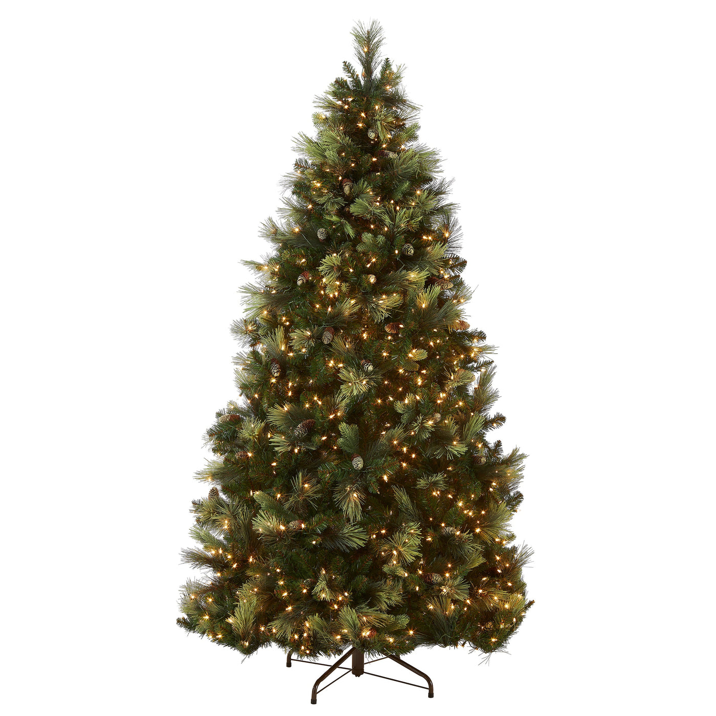 7.5 ft. Pre-Lit Carolina Pine Tree with 1000 Clear Lights