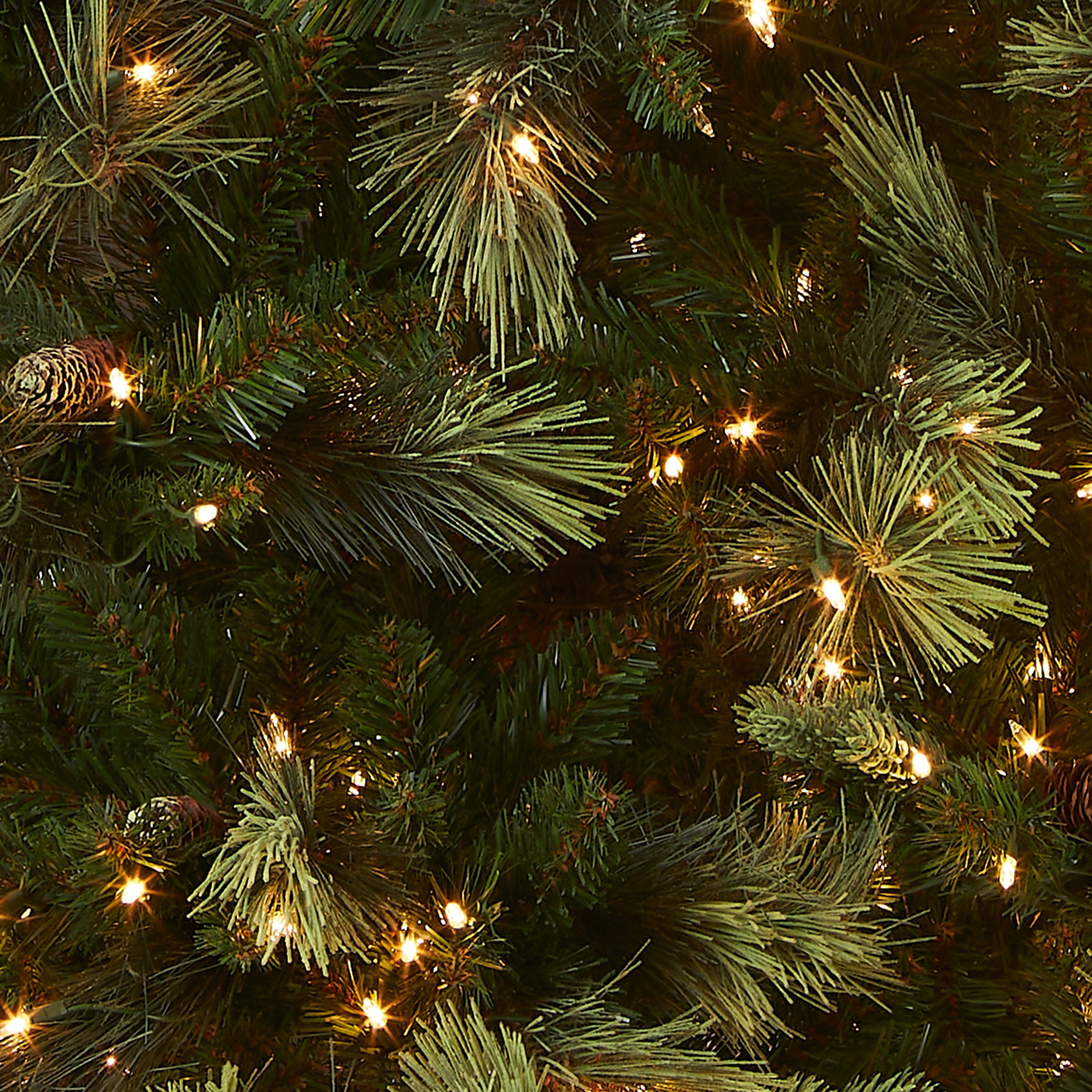 7.5 ft. Pre-Lit Carolina Pine Tree with 1000 Clear Lights