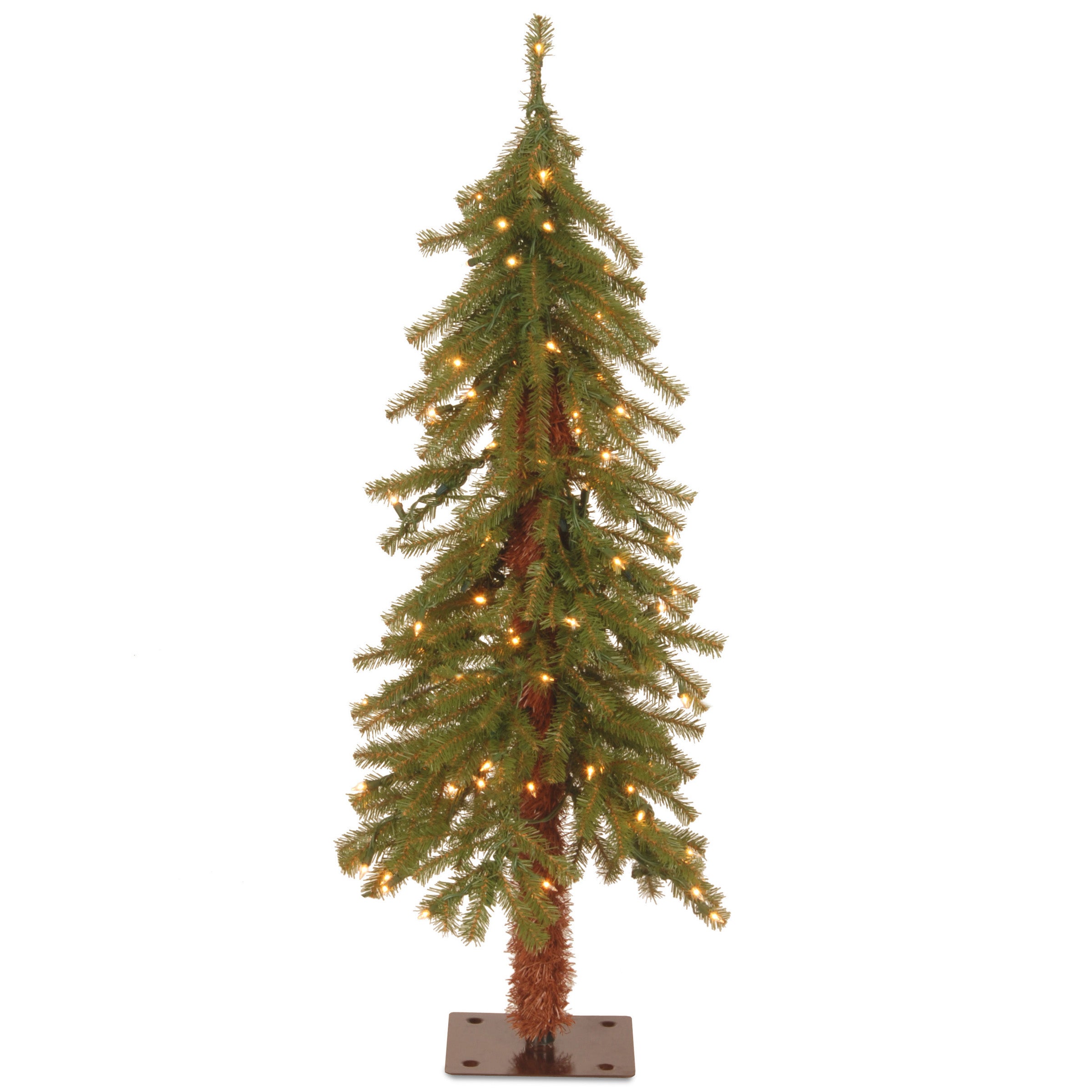 3 ft. Pre-Lit Hickory Cedar Tree with Clear Lights