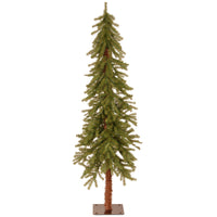 5 ft. Pre-Lit Hickory Cedar Slim Tree with Clear Lights