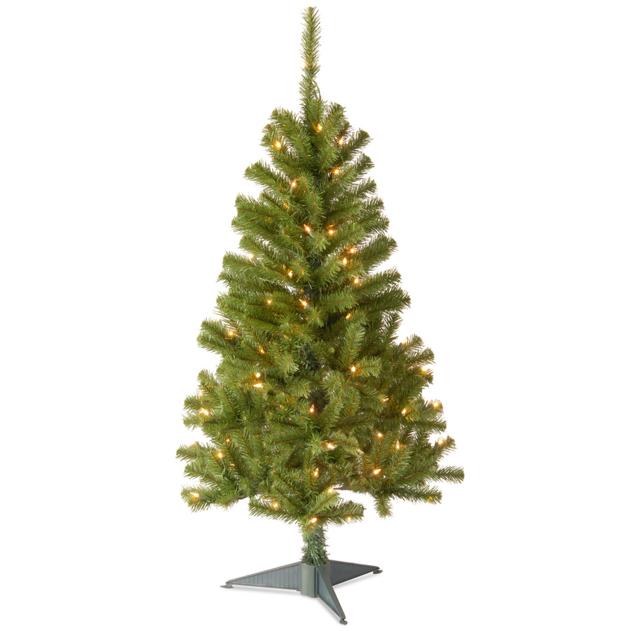4 ft. Pre-Lit Canadian Fir Tree with Clear Lights