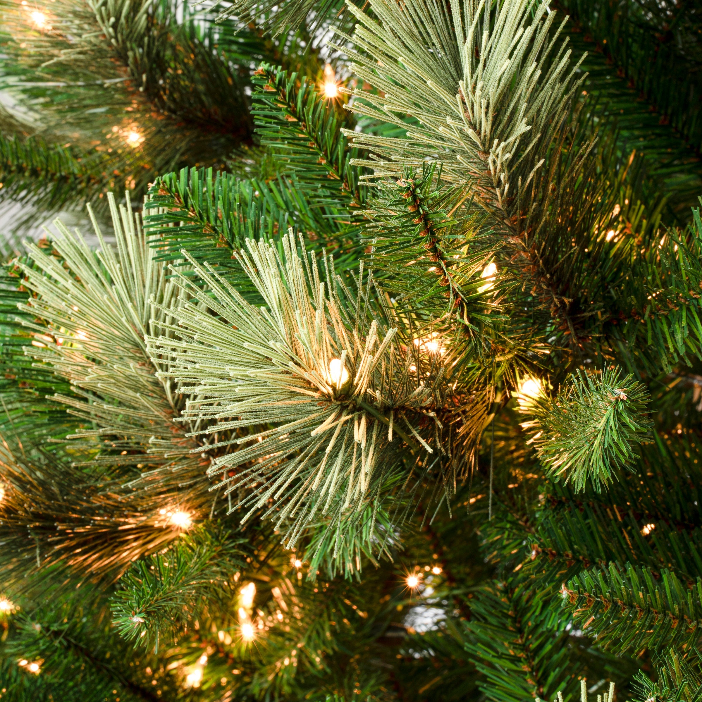 7.5 ft. Pre-Lit Charleston Pine Slim Tree with Clear Lights
