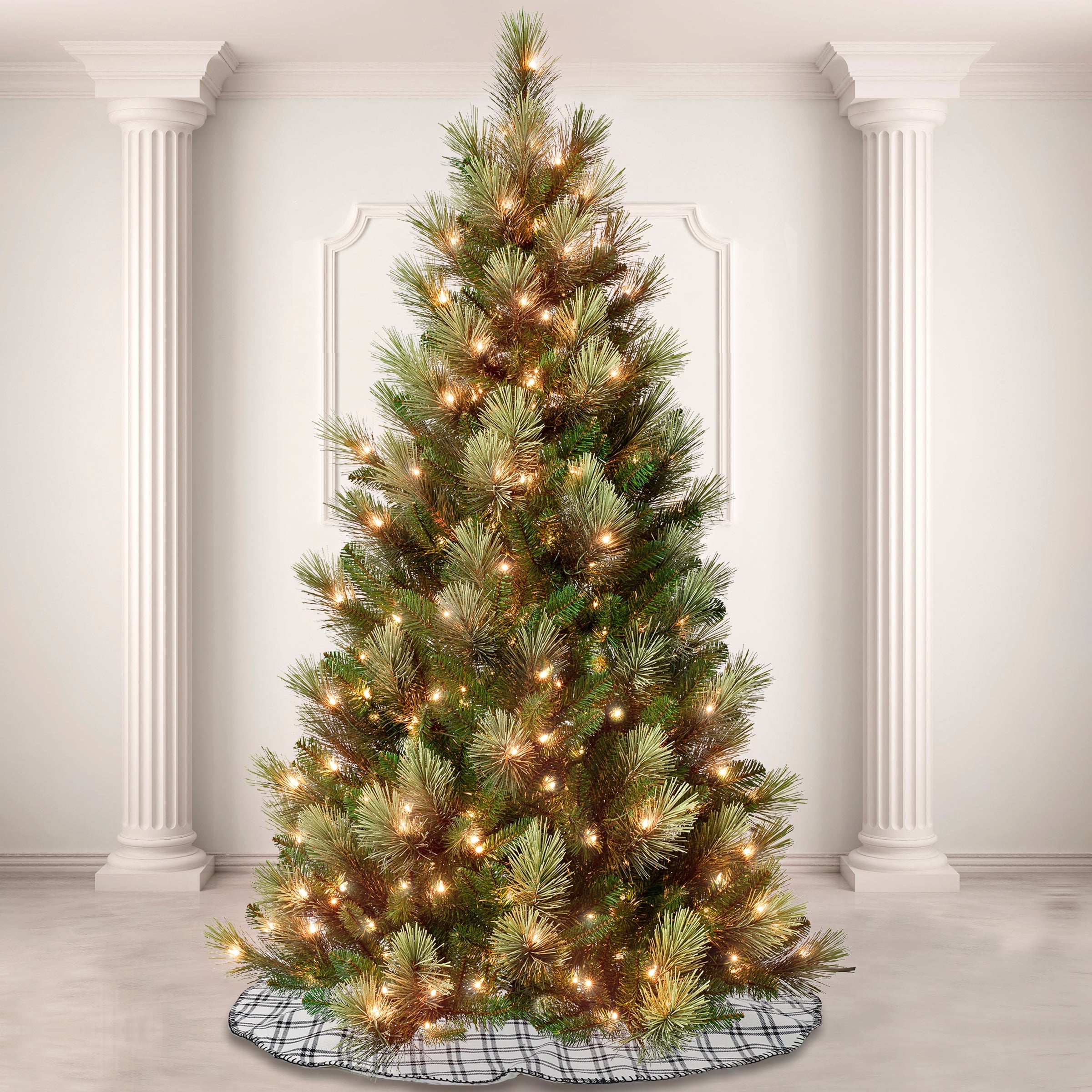 9 ft. Pre-Lit Charleston Pine Tree with Clear Lights