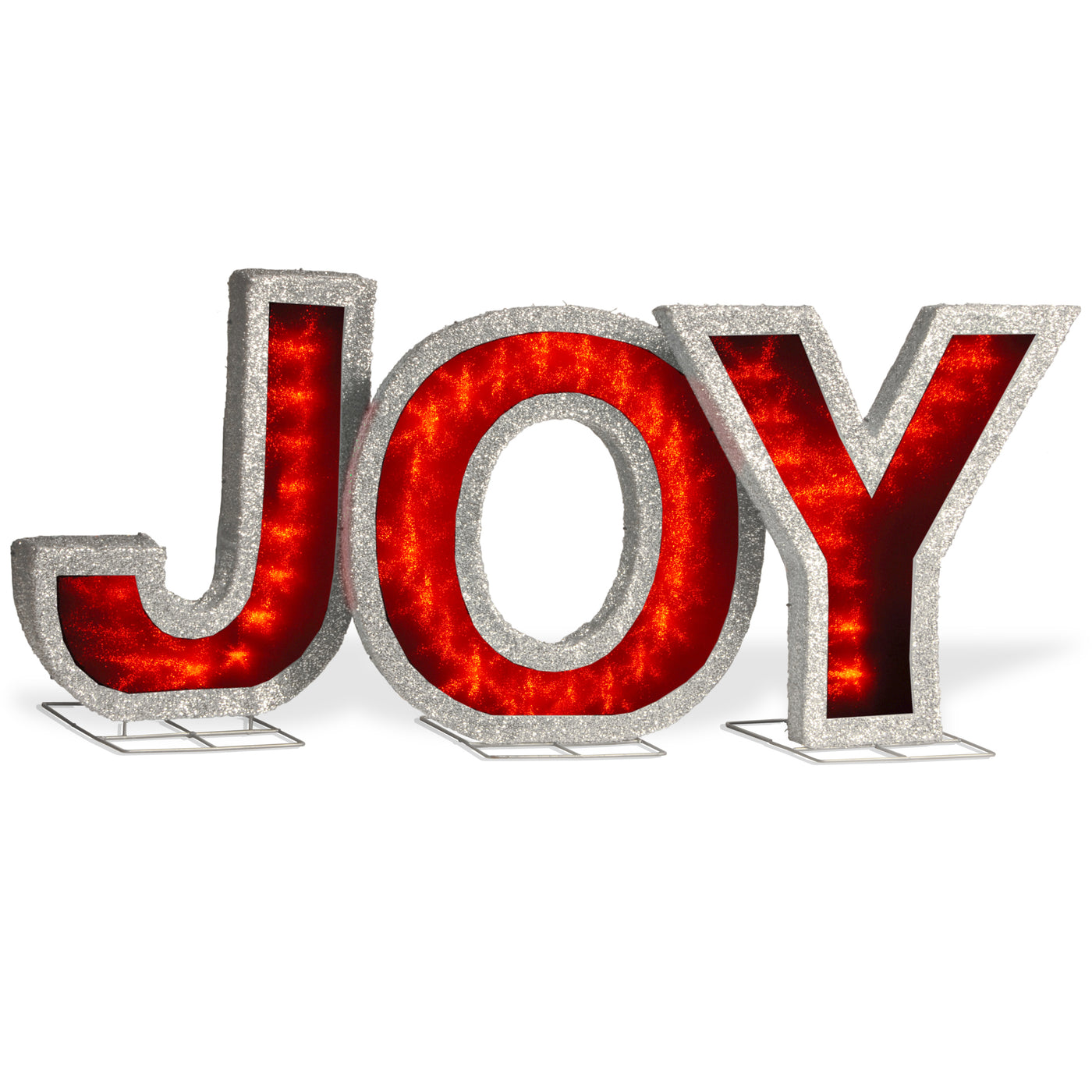 Pre-Lit LED JOY Decoration