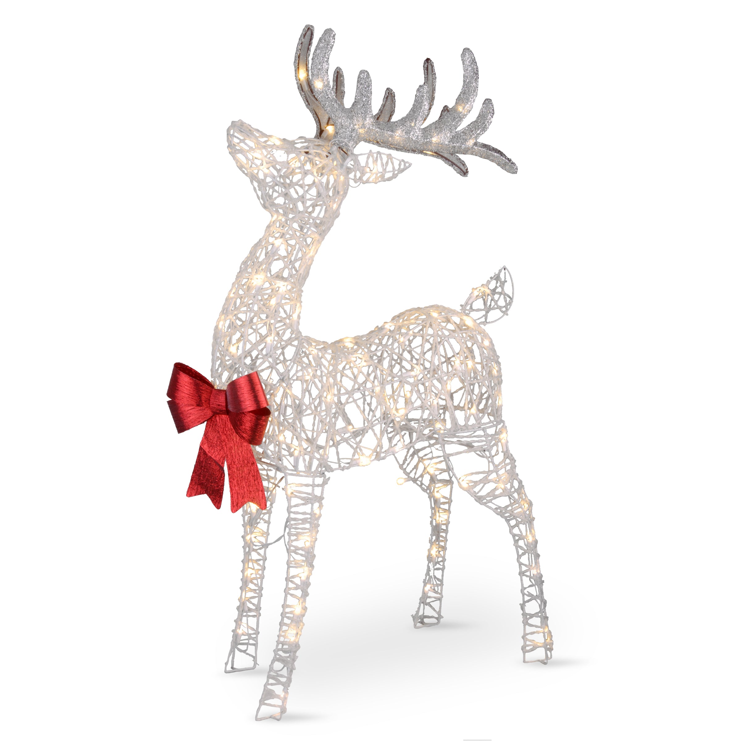 48 in. Pre-lit Standing Buck