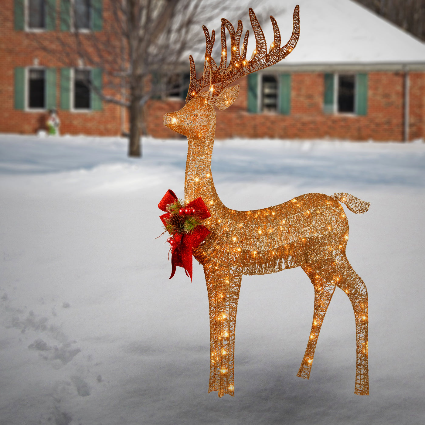48 in. Pre-lit Standing Reindeer