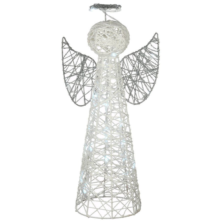 24" Angel Cone Tree with LED Lights