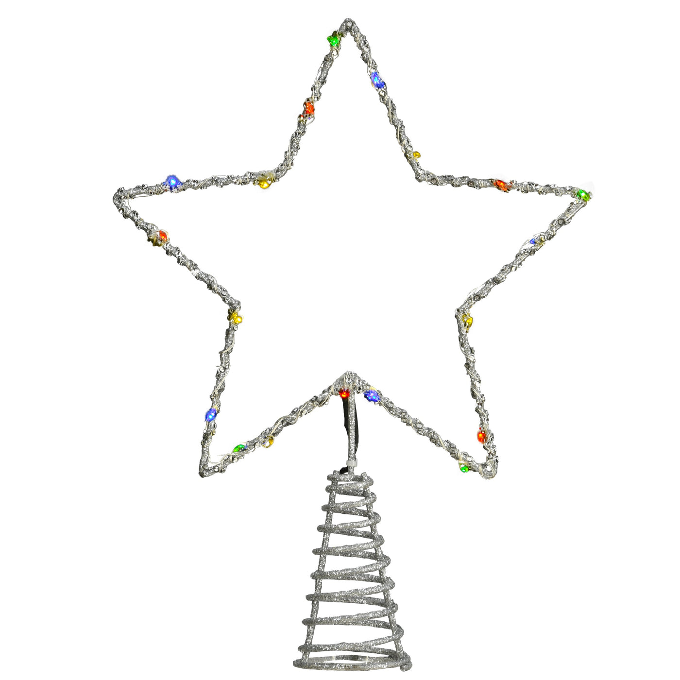 13.5 in. Open Star Tree Top for Artificial Trees with Dual Color Lights