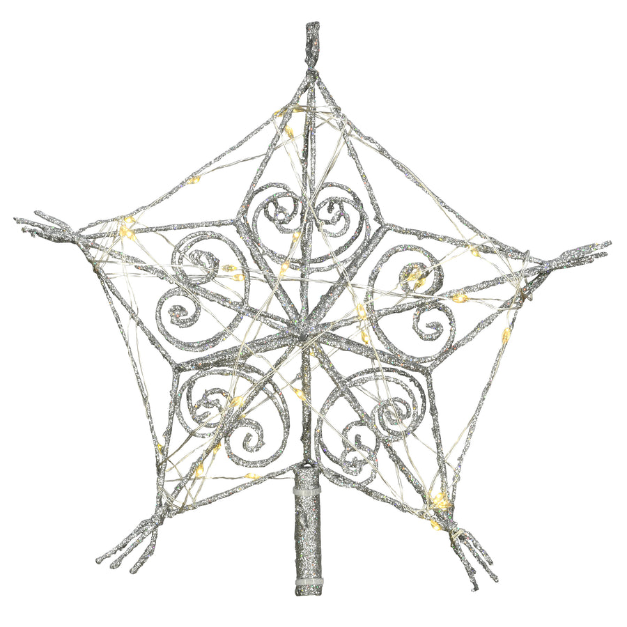 95" Snowflake Tree Top for Artificial Trees with Dual Color® Lights