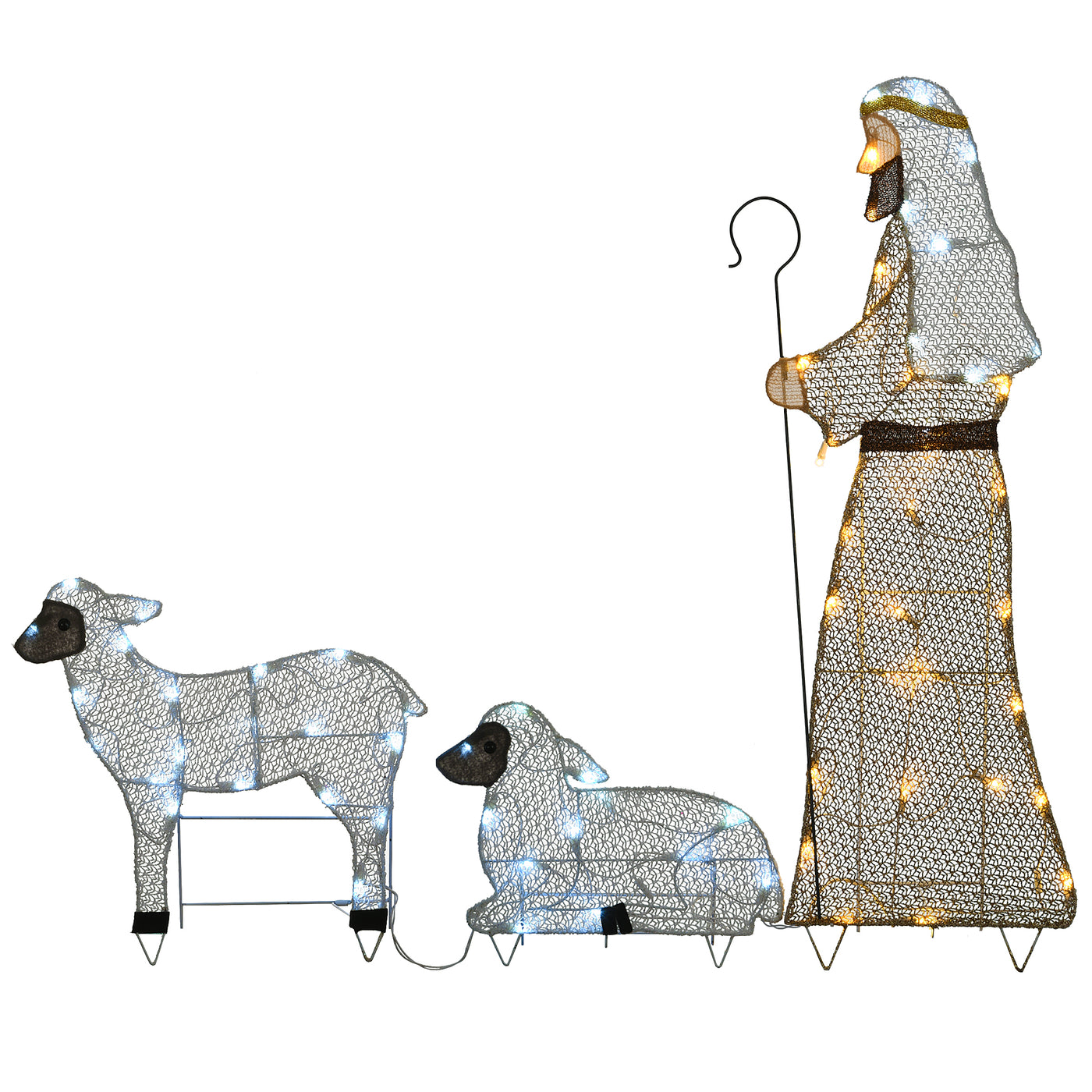 47 in. Pre-Lit Reindeer Stuck in Chimney Decoration