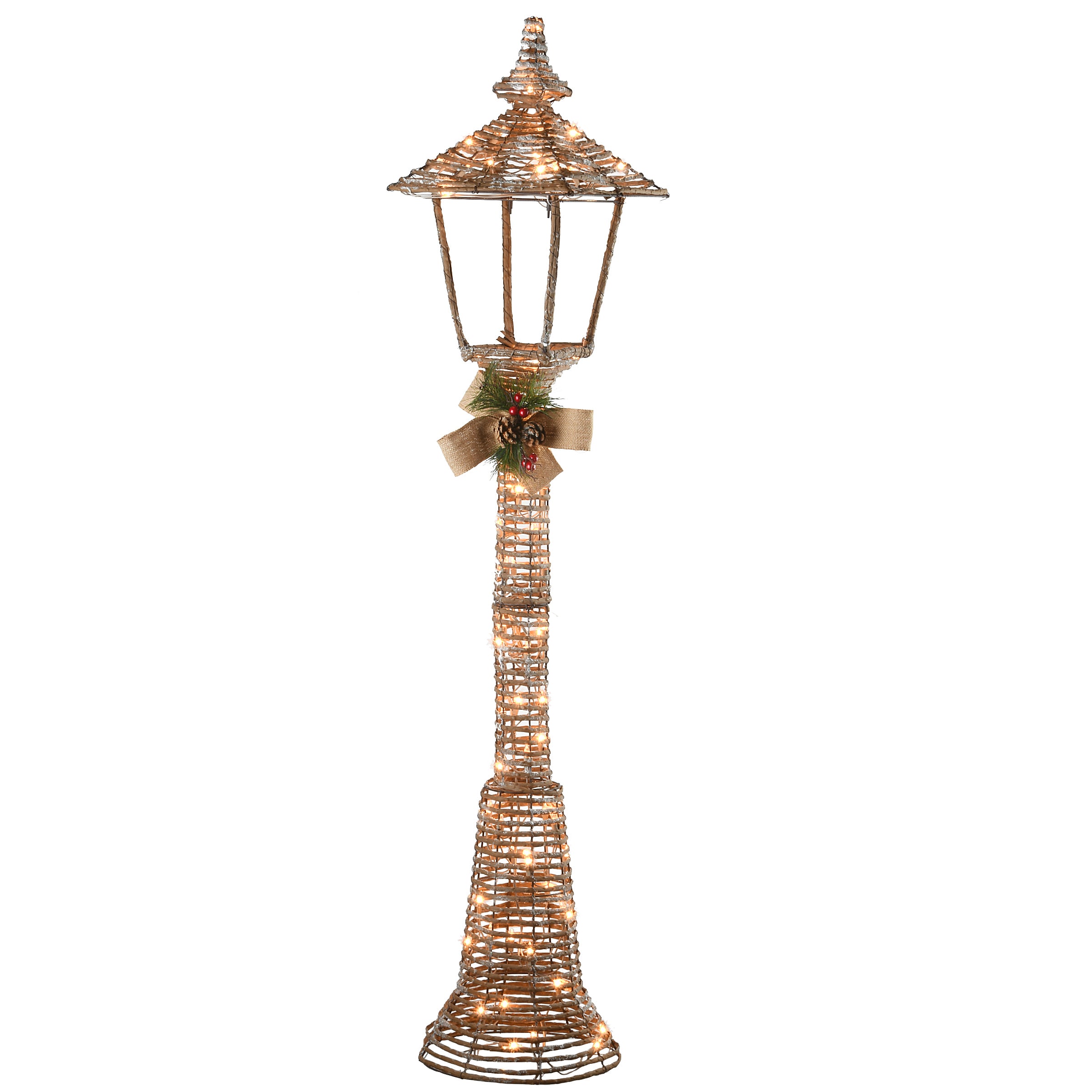 50 in. Pre-Lit Vintage Vegas Santa Sign