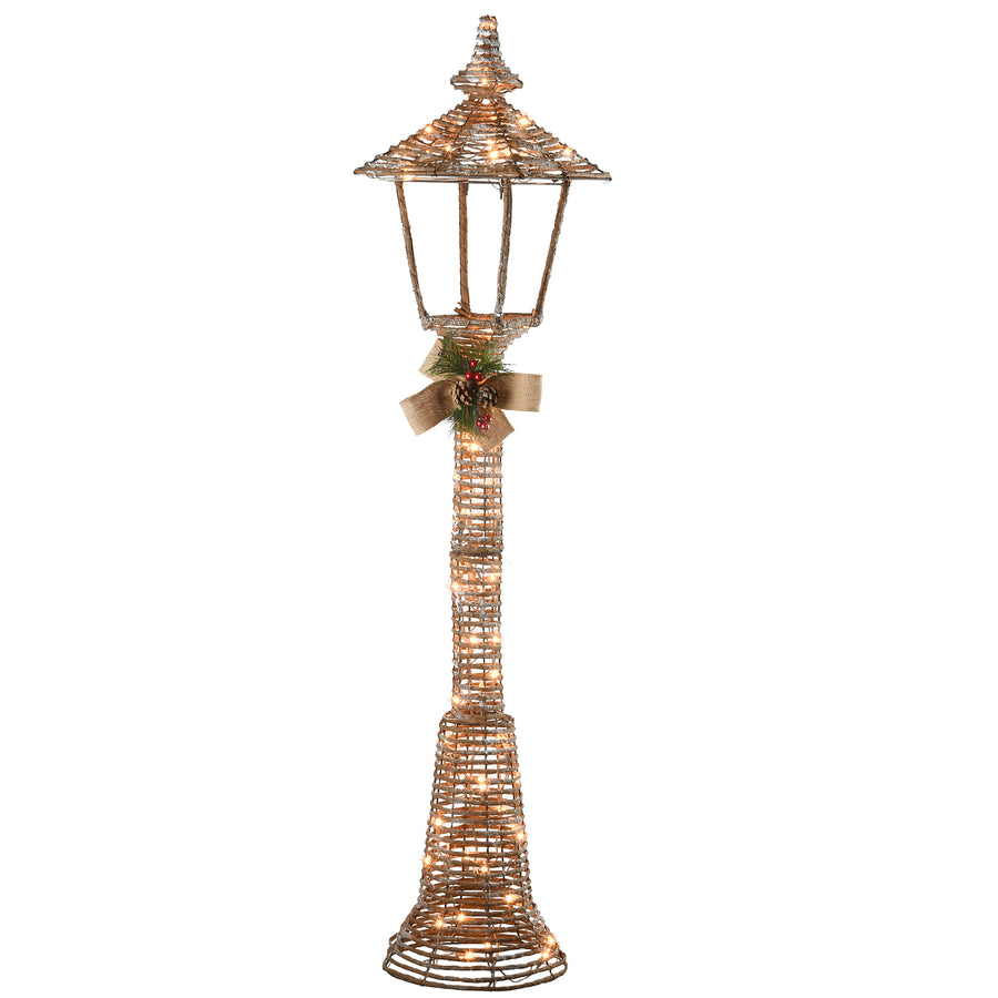50 in. Pre-Lit Vintage Vegas Santa Sign