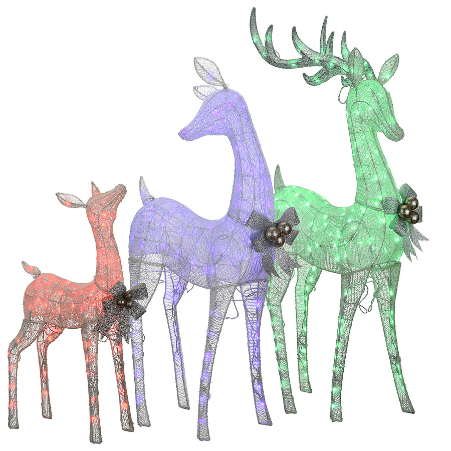 Multicolor Deer Family Assortment