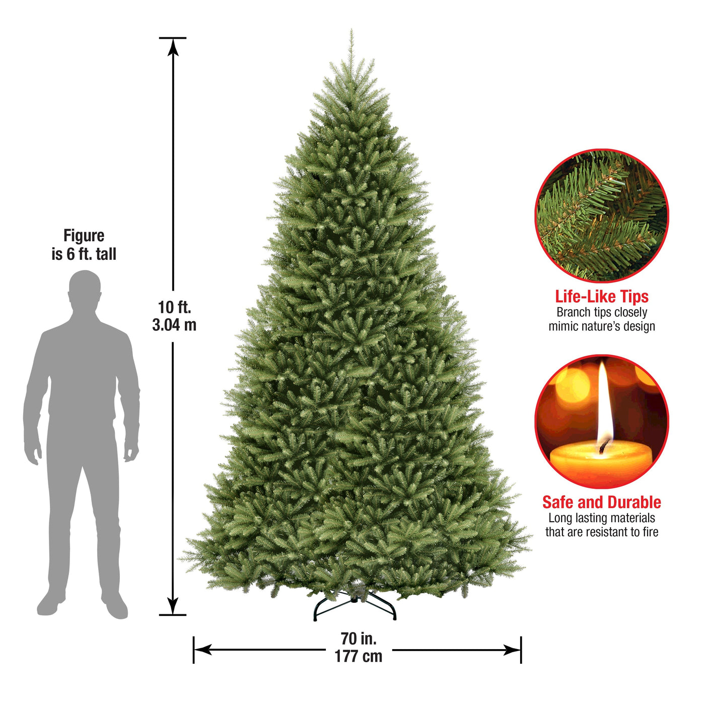 10 ft. Dunhill Fir Tree