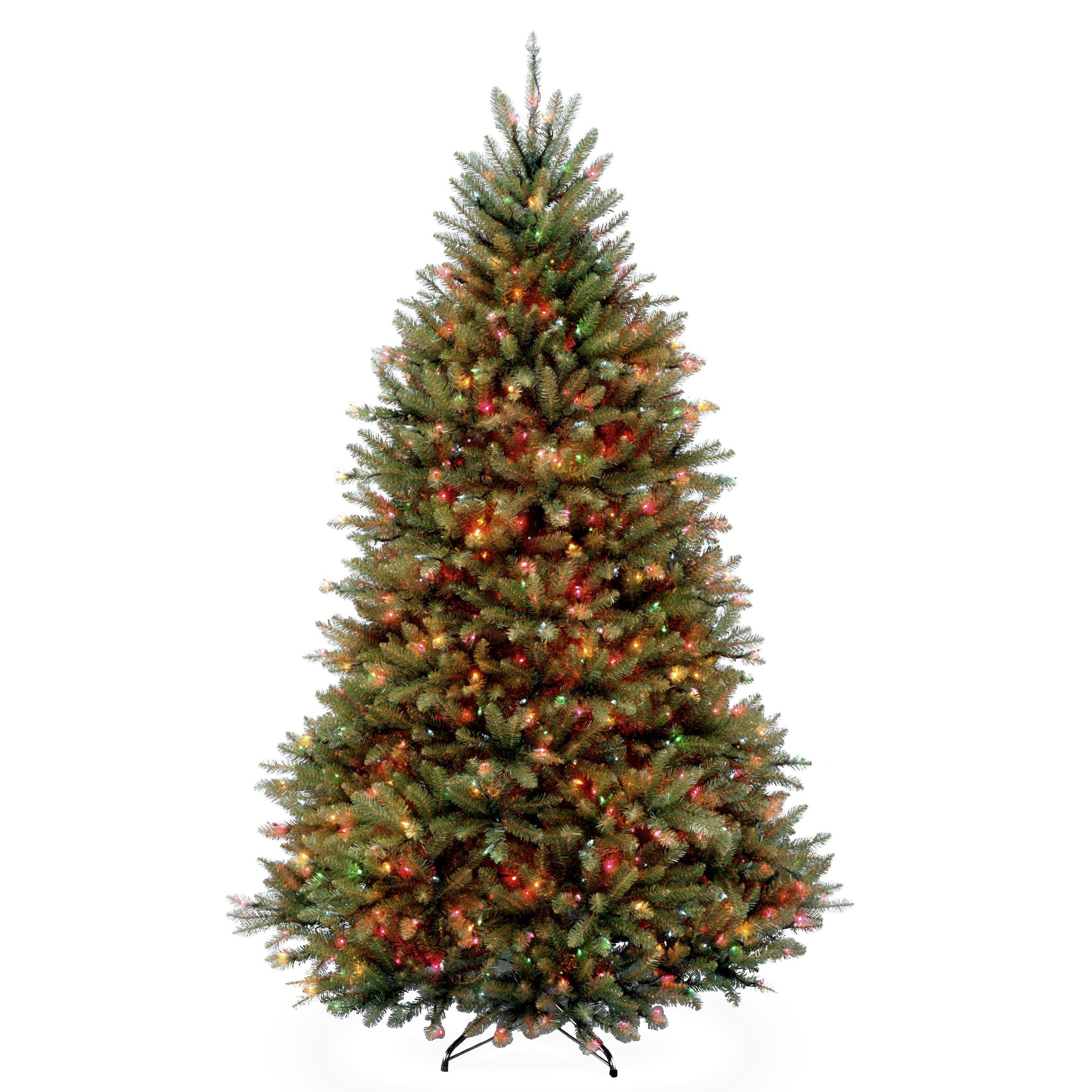 7.5 ft. Pre-Lit Dunhill Fir Tree with Dual Color LED Lights