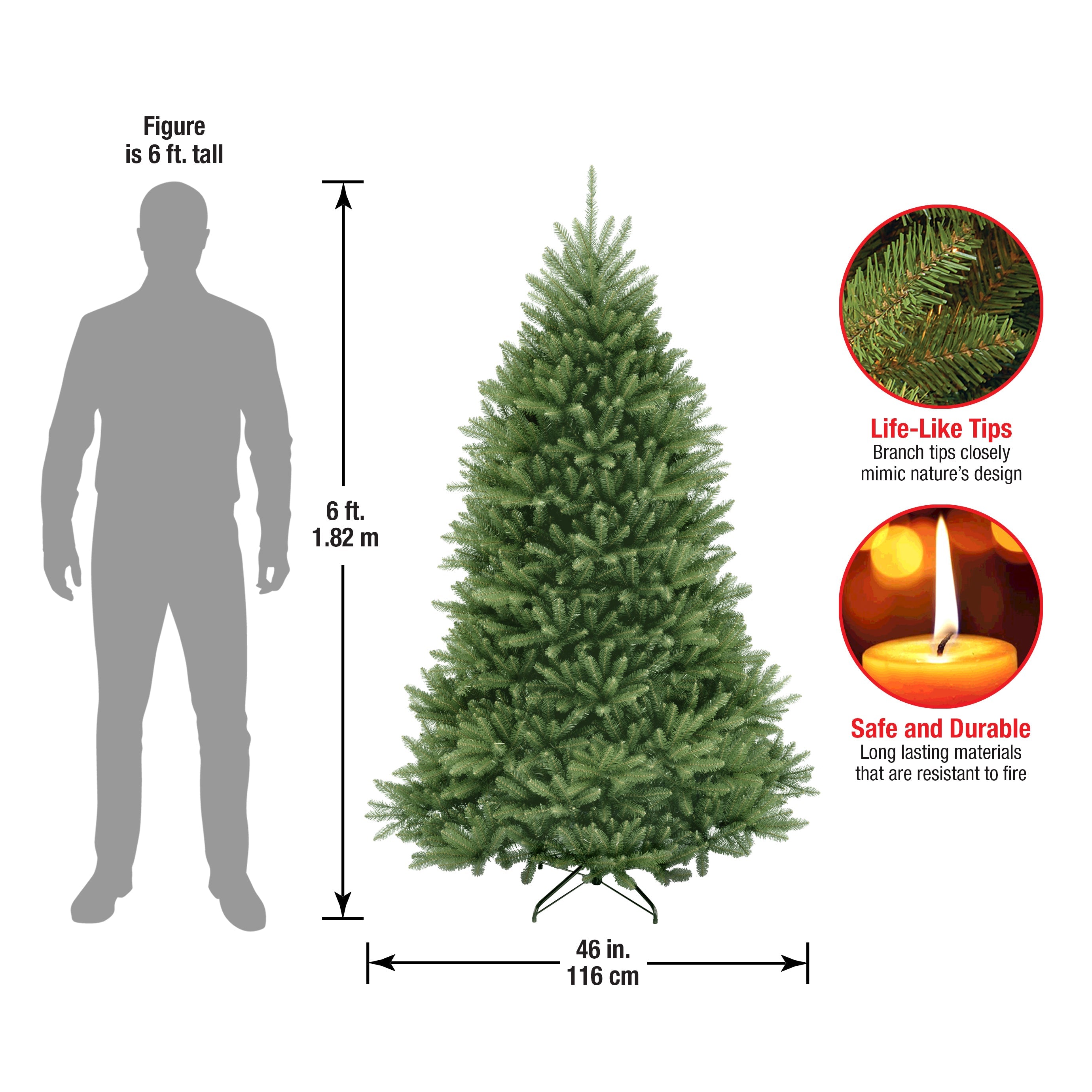 6 ft. Dunhill Fir Tree