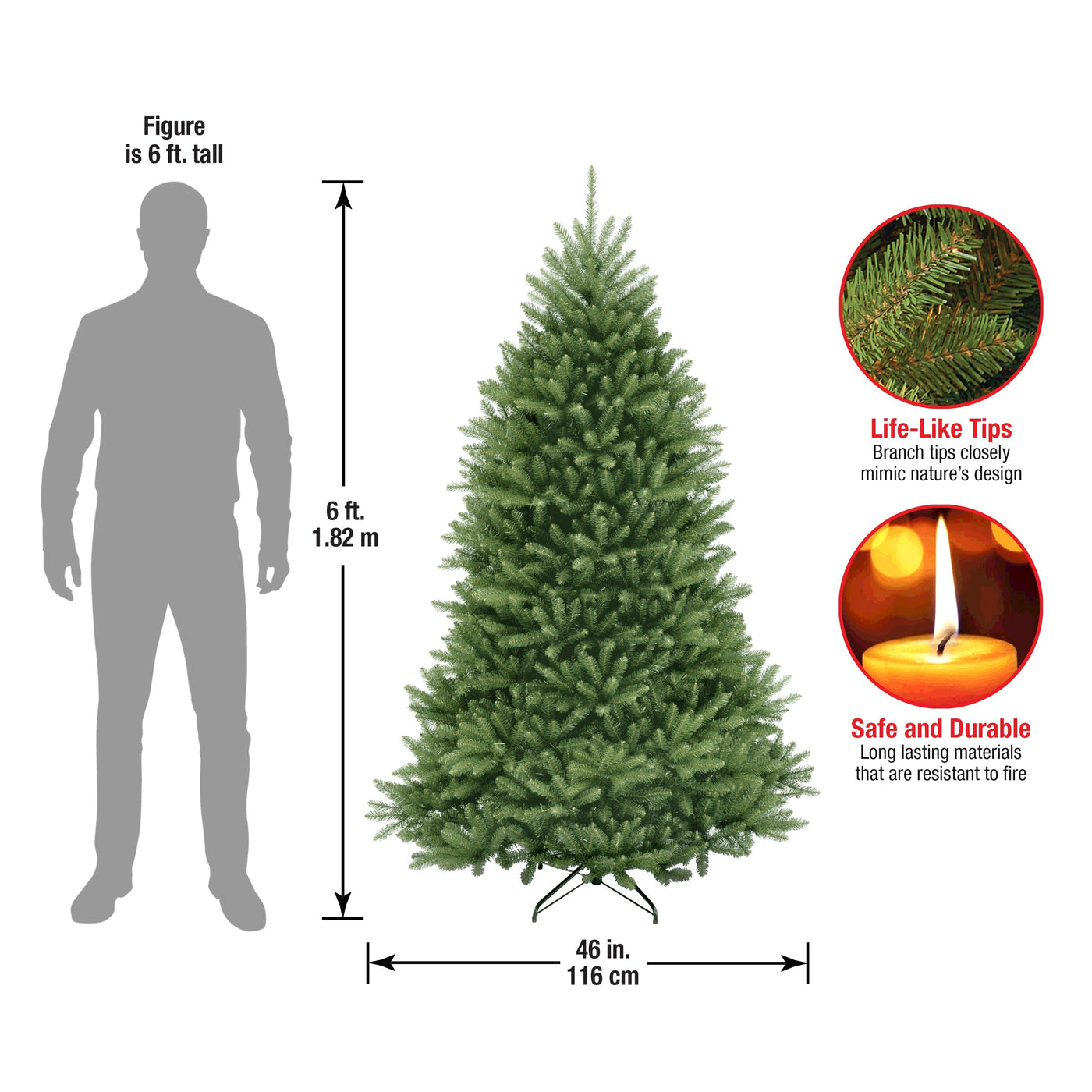 6 ft. Dunhill Fir Tree